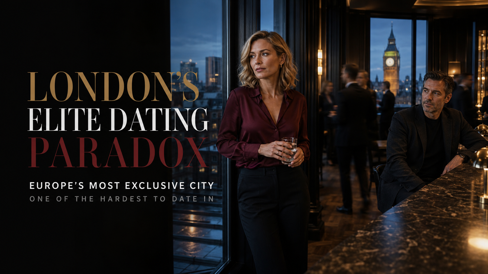 London's Elite Dating Paradox: Why the Most Exclusive City in Europe Is Also One of the Hardest to Date In