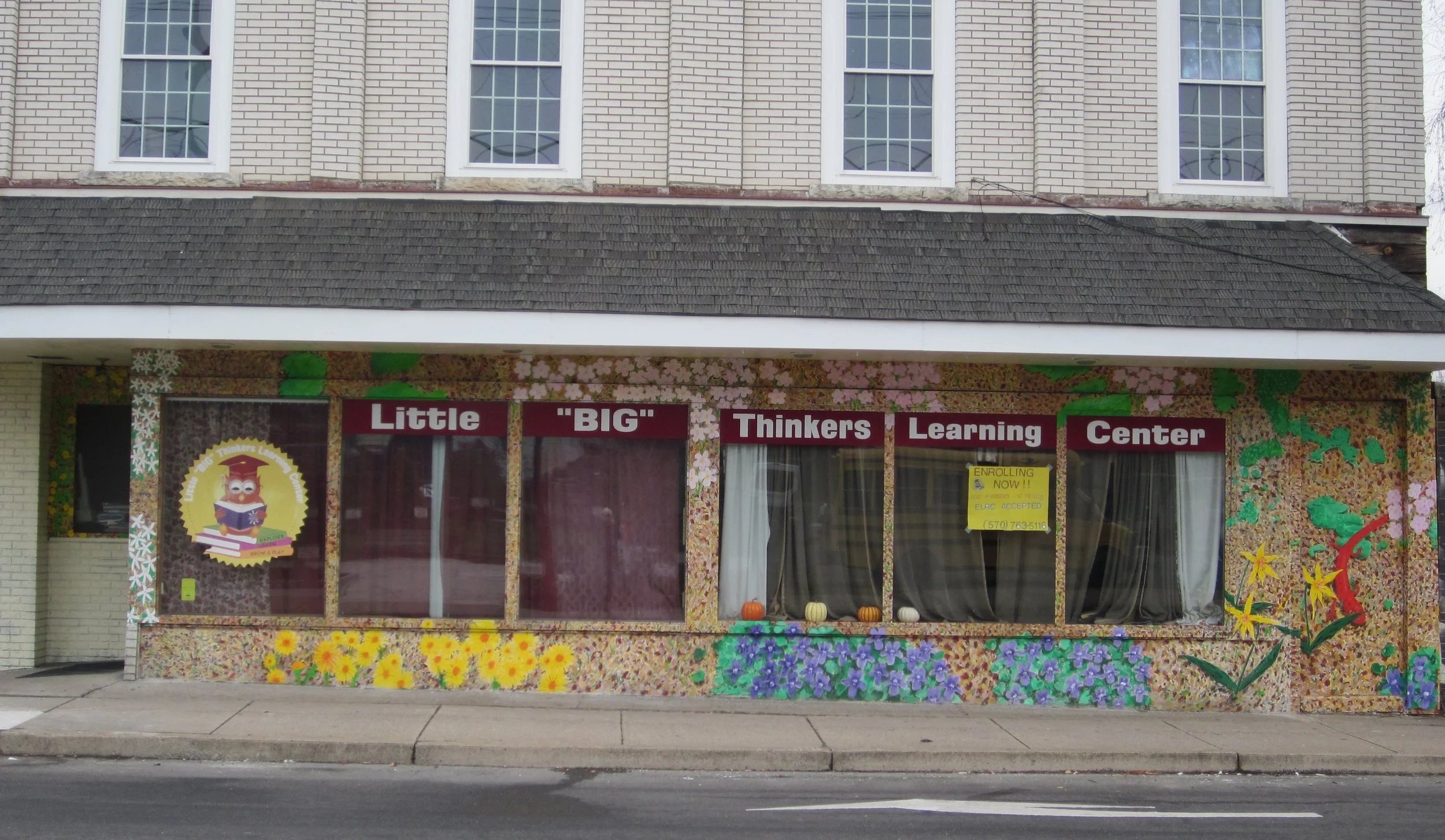 Painted facade