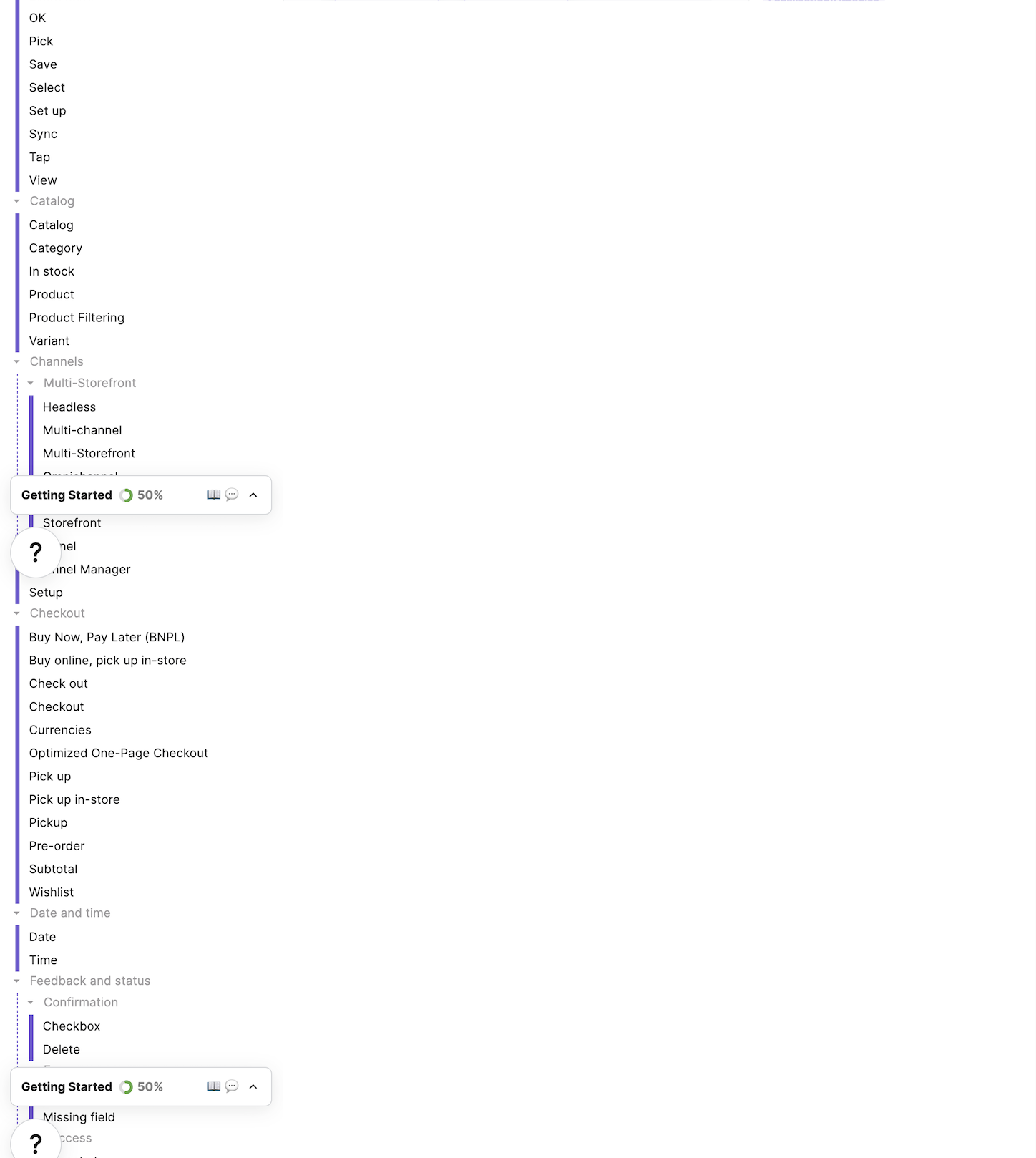 A look at component taxonomy in Ditto.