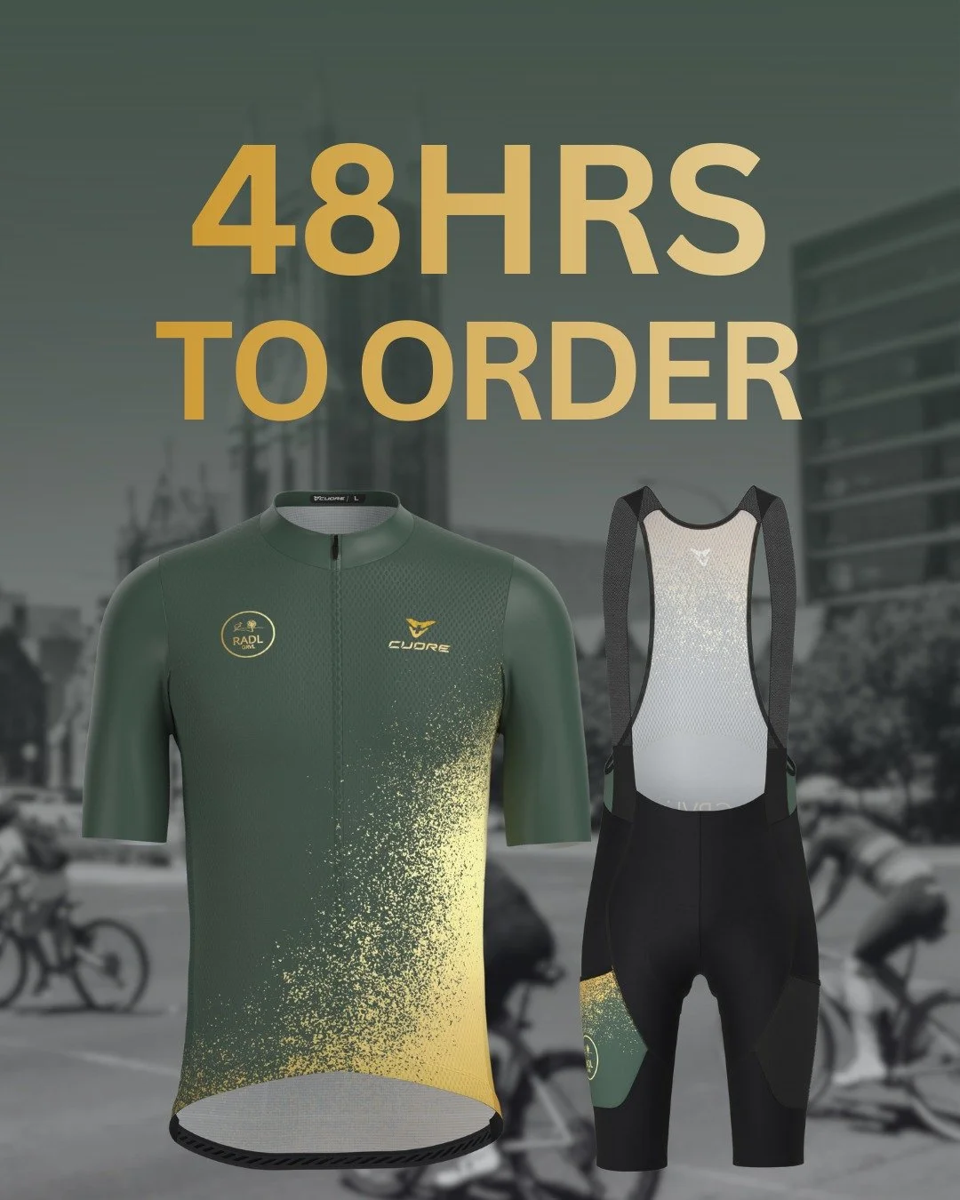 ⏳ 48 HOURS LEFT!

Your chance to lock in the RADL GRVL p/b Quad Lock 2026 kit from @cuore_australia is almost gone. 

Don't regret it on race day - pick yourself up a new jersey, a pair of cargo bibs, sock and more before our shop closes on Sunday ni