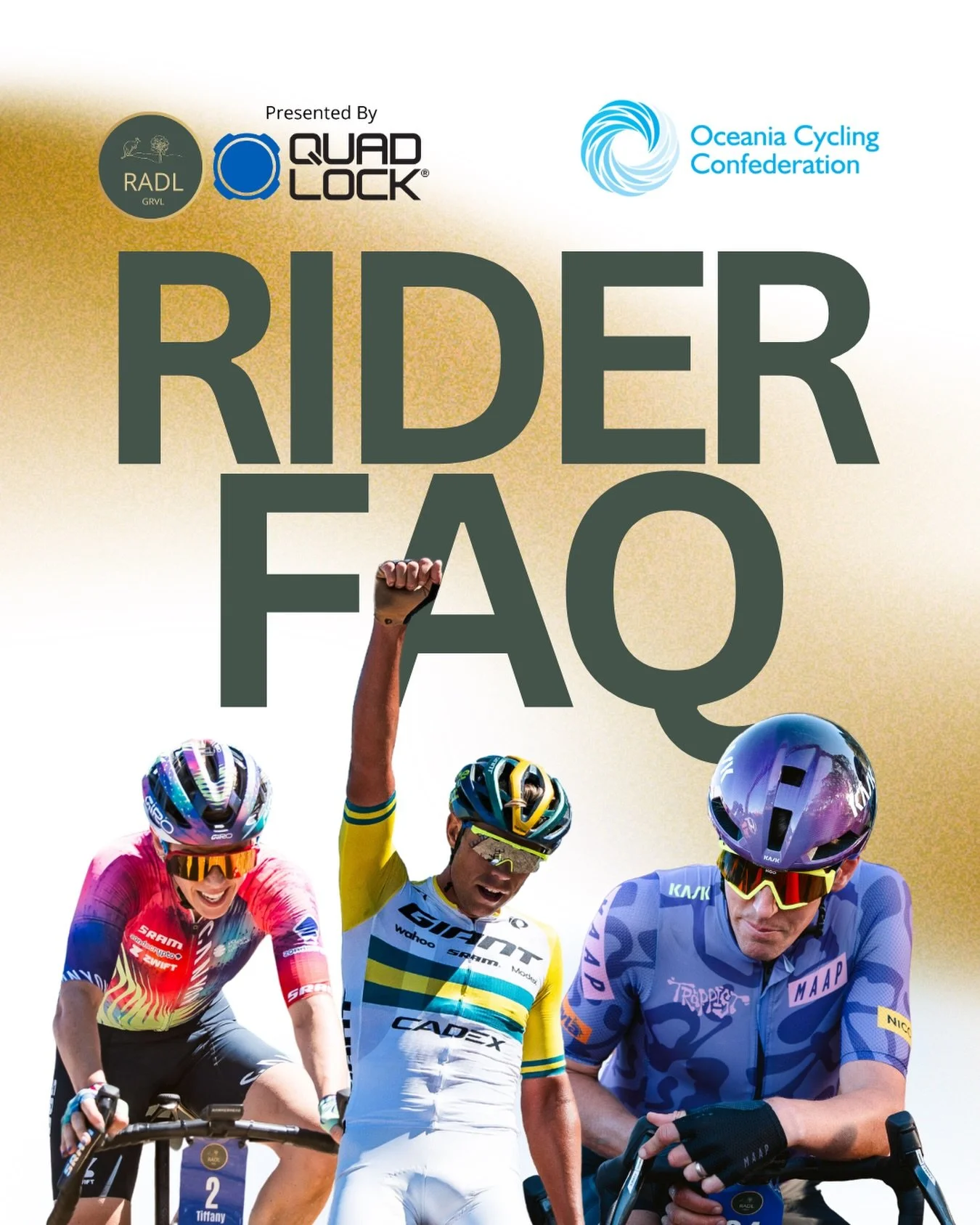 Got a question about competing in the first ever  @oceaniacycling Gravel Championship or qualifying for the 2026 UCI Gravel World Championships by racing at RADL GRVL p/b @quadlock? 🙋

We&rsquo;ve got answers! 🙌

Check out our dedicated instagram s