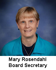Many Thanks to Mary Rosendahl for 13 Years of Service