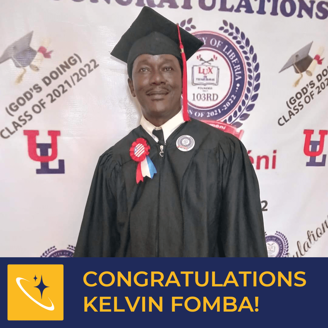 Congrats to Kelvin Fomba for Earning His Geologist Degree!