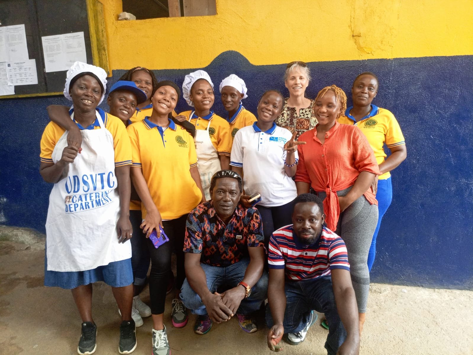 Catering Students Create and Decorate Birthday Cakes, Honoring Their Instructor Frank Tugbeh