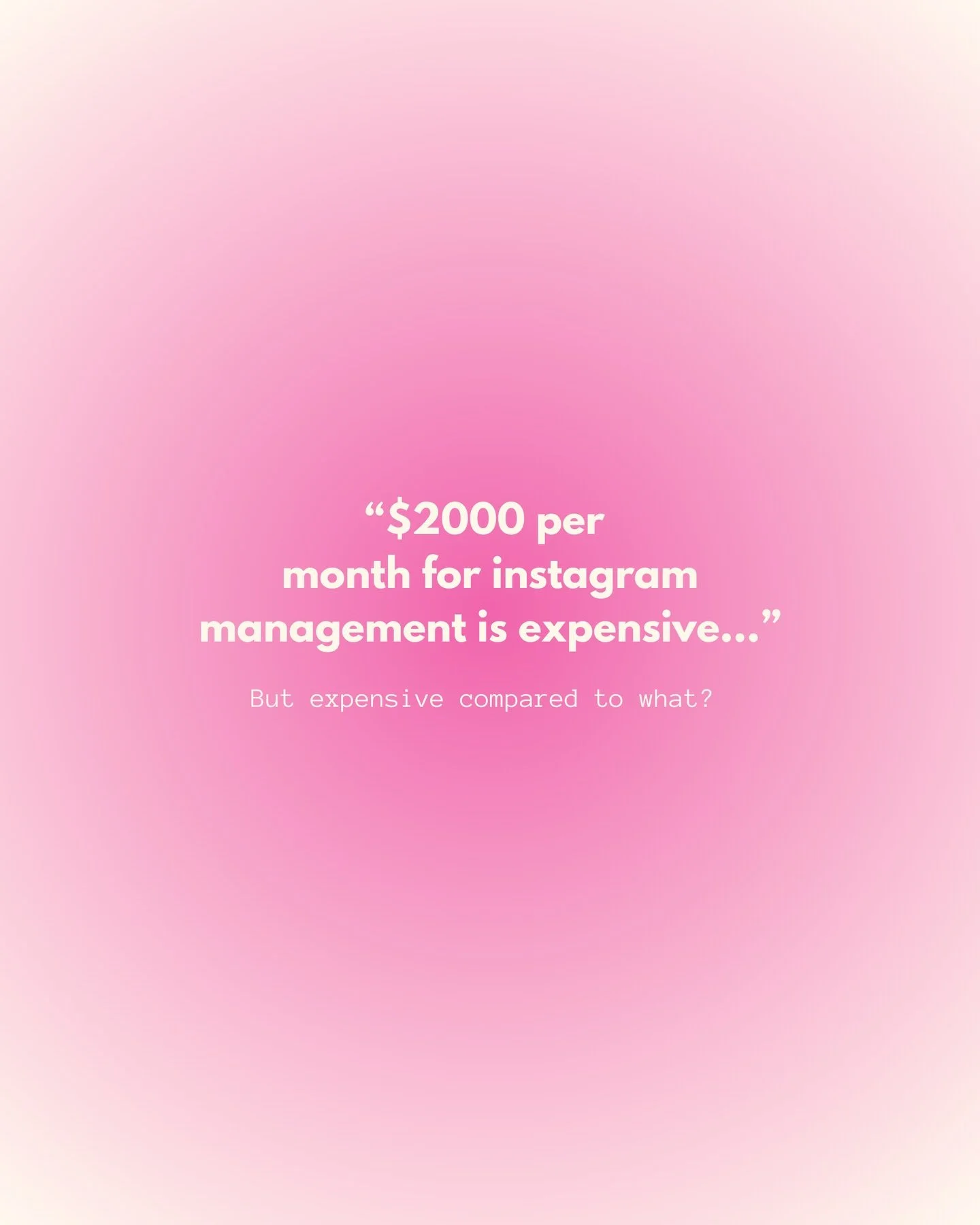 Most business owners look at Instagram support as a cost.

But, most high-performing brands look at it as infrastructure. Investing in the growth of the business.

The difference isn&rsquo;t how much you spend (employee vs outsourcing), but it&rsquo;