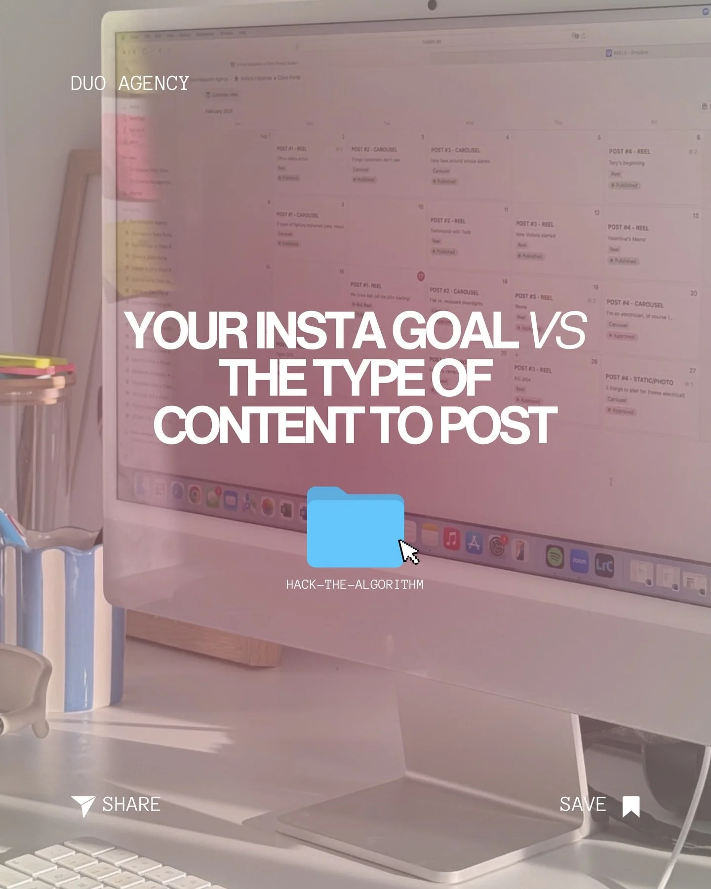 It&rsquo;s kinda&rsquo; ironic bc one of the VERY first things we say in a new client strategy session is&hellip;

&ldquo;Here are your Instagram goals. Not the metric kind&hellip; the real kind.&rdquo;

Because obsessing over numbers? That&rsquo;s n