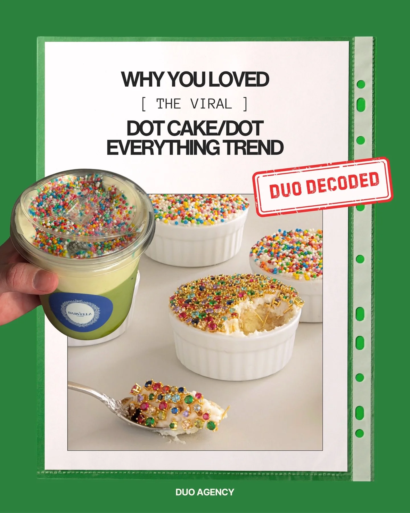 Put a finger down if you&rsquo;ve been personally victimised by the viral dot cake trend. 

This is reason seven-million-trillion why organic IG is really just THAT girl. It gets the people talking, it gets the people involved, it gets the people goi