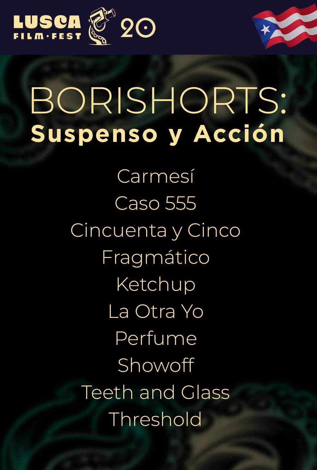 BoriShorts: Suspenso y Acción
