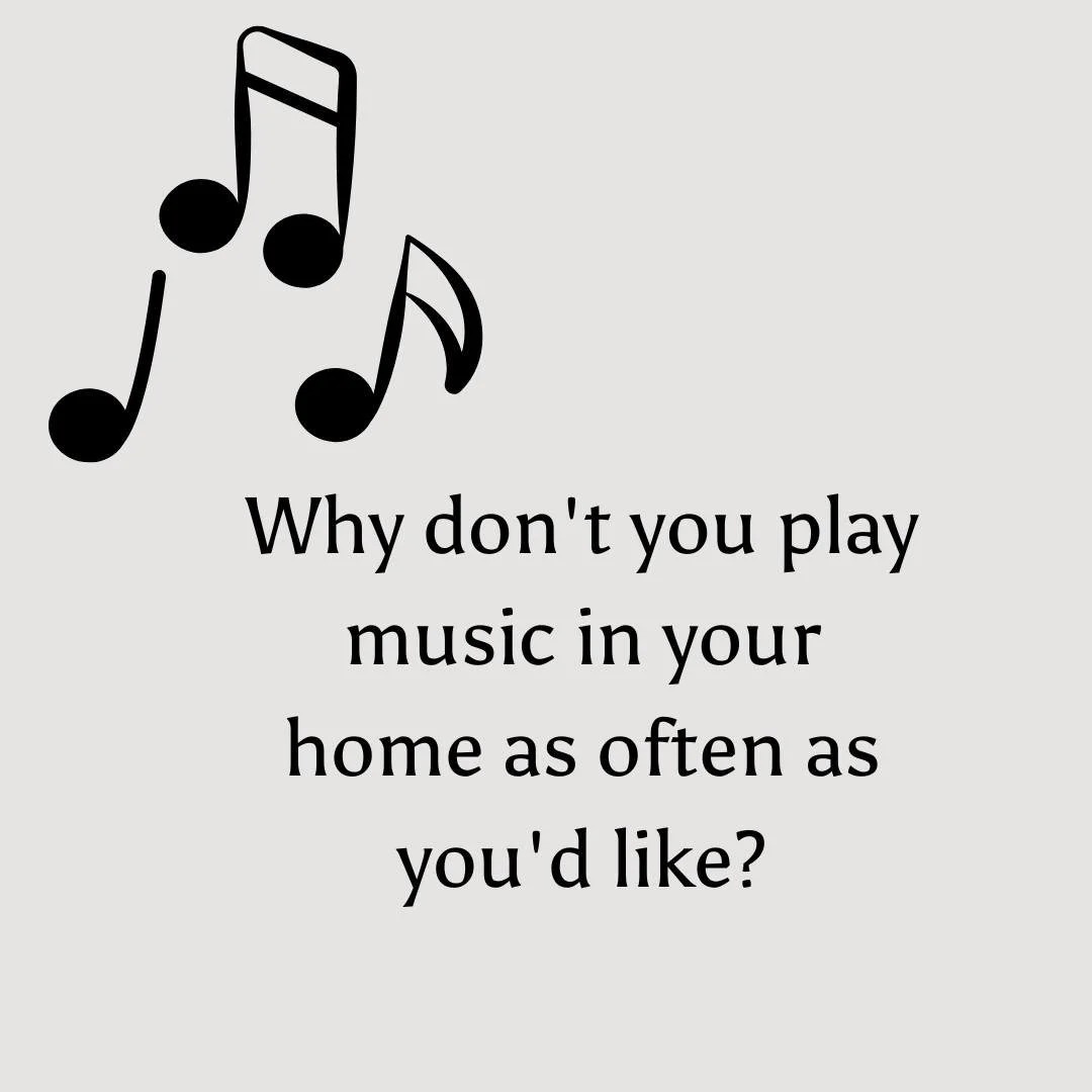 Knowing that music is all about harmony
And that music can alter movement of chi in spaces

Why is it, do you think, that don't you play music in your home as often as you'd like?

#fengshui #question #music #harmony