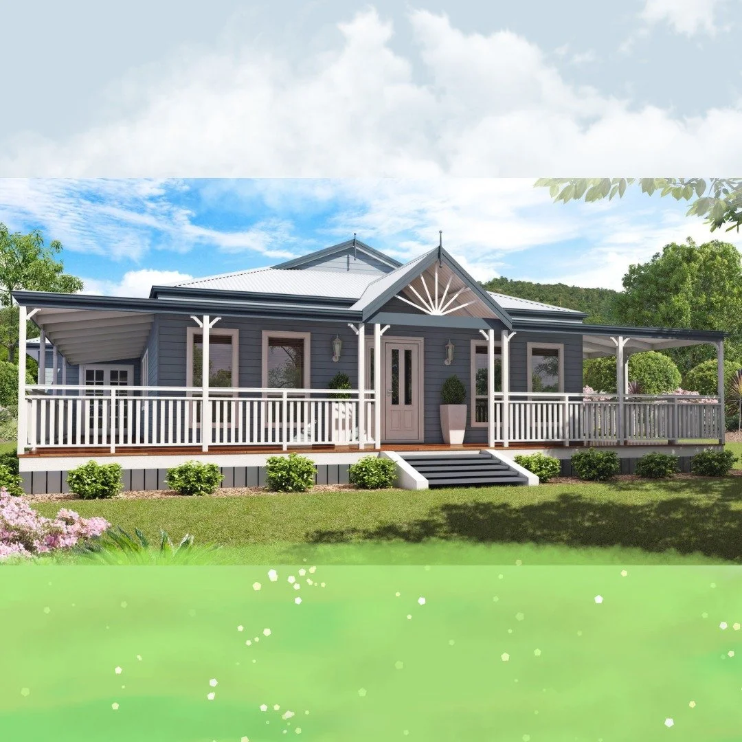 I recently posted a copy of a house floorplan (Ross Squire Homes) that I love.

I thought you might like to see what the actual house would look like too.

Gosh, I do love it.