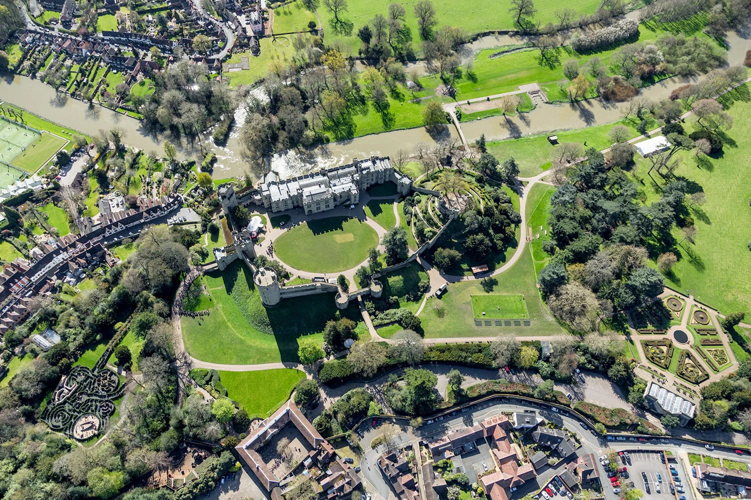 Warwick Castle - Secure Income Reit PLC Properties - Aerial Photographs by Joas Souza