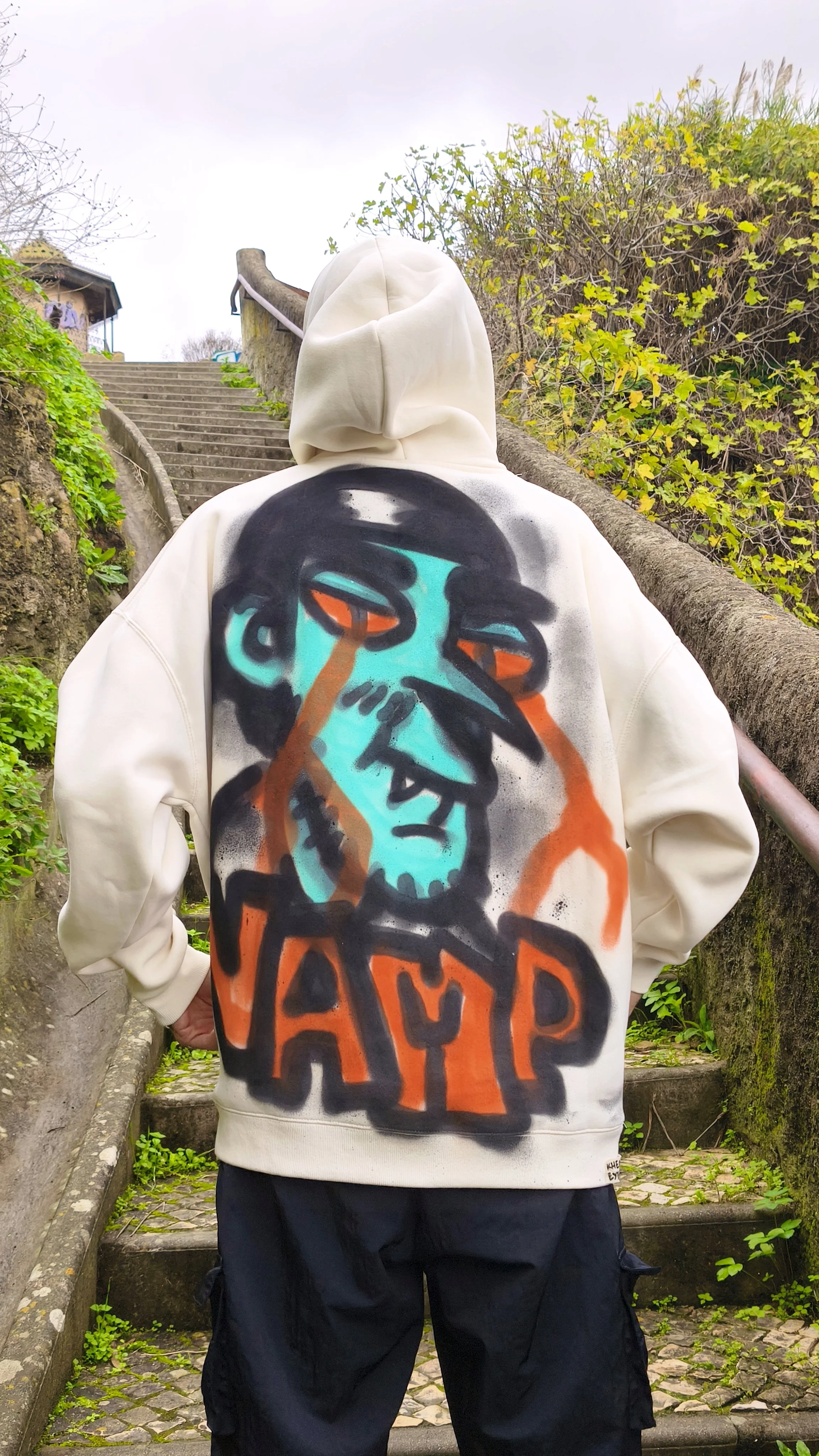 VAMP Hoodie – One-of-One Hand-Sprayed Piece