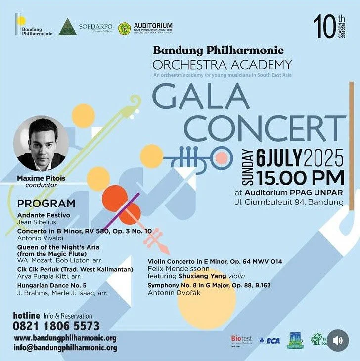Some highlights from this amazing summer 📸 Had soooo much fun learning new music and sharing with new audiences 🤩
1/2: Mendelssohn concerto with Bandung Phil Academy and Maestro Maxime Pitois 🇮🇩
3: First time performing in my ancestral hometown