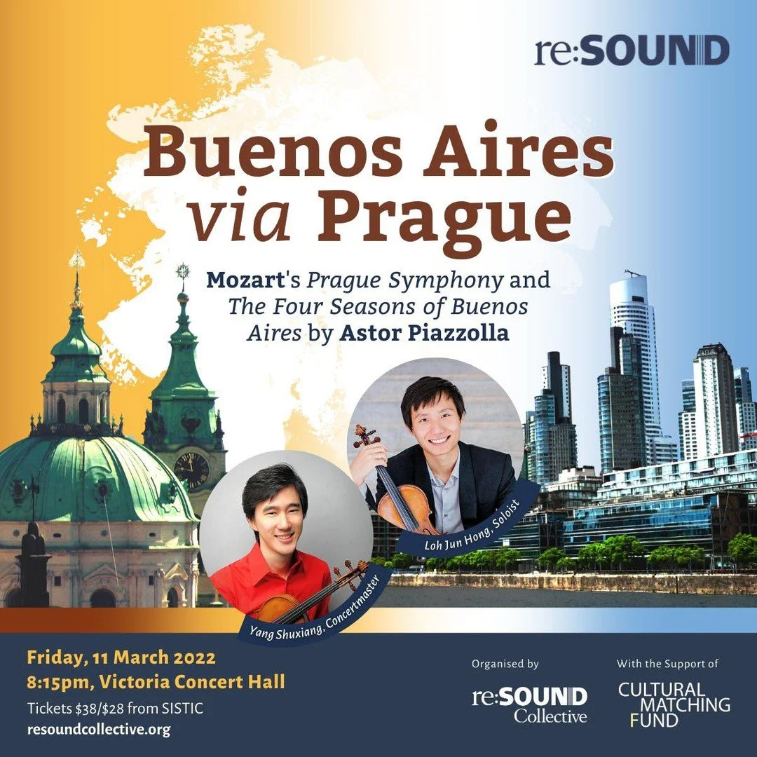 This Friday!!!! Super excited to present this with my Resound Collective colleagues and the smexy Loh Jun Hong 😘
#chamber #orchestra #mozart #piazzolla