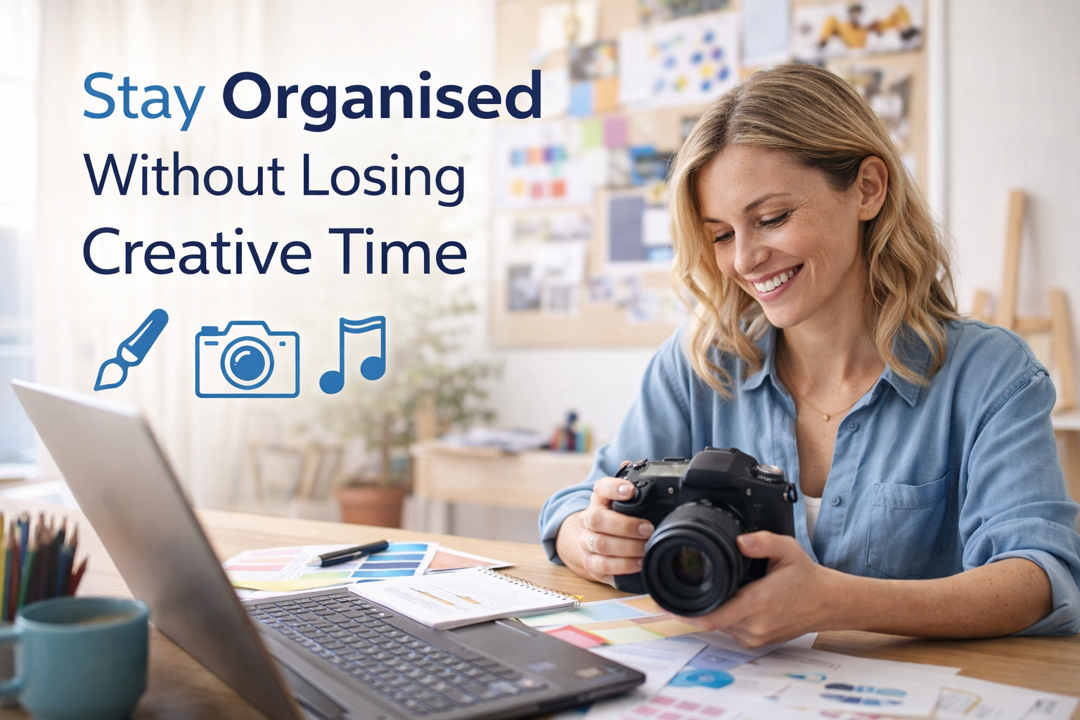 How Creative Professionals Can Stay Organised Without Losing Creative Time