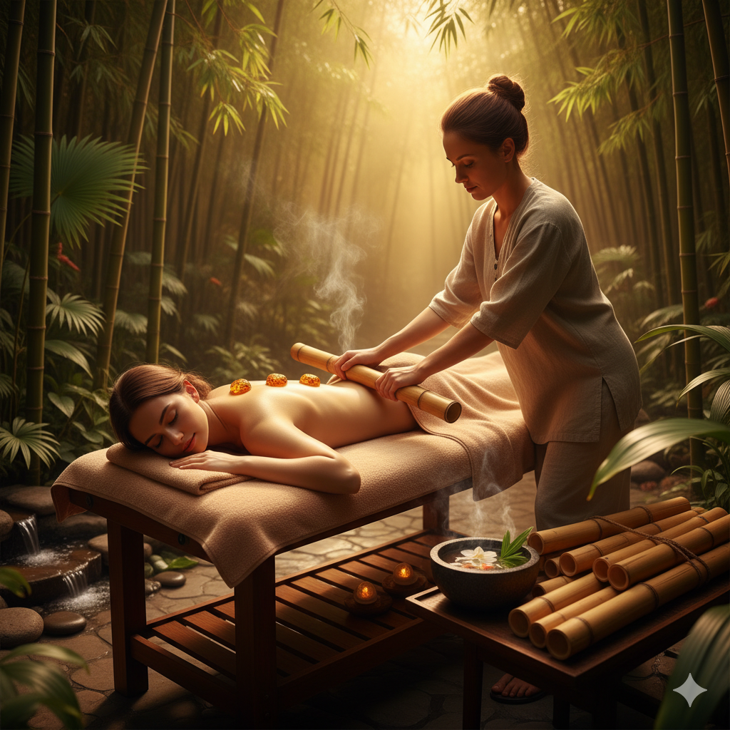 Natural Healing Vibes, Bamboo Massage and the Unique Warm Therapy Sensation!