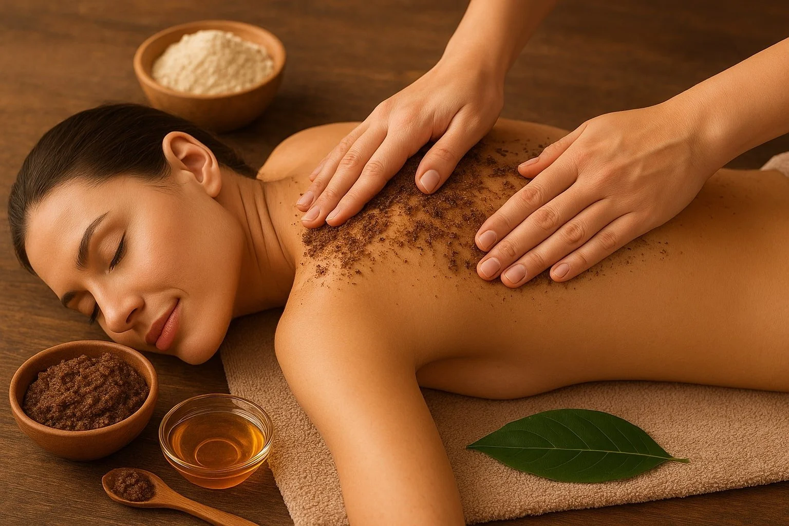 Natural Body Scrub for Relaxation and Deep Skin Care