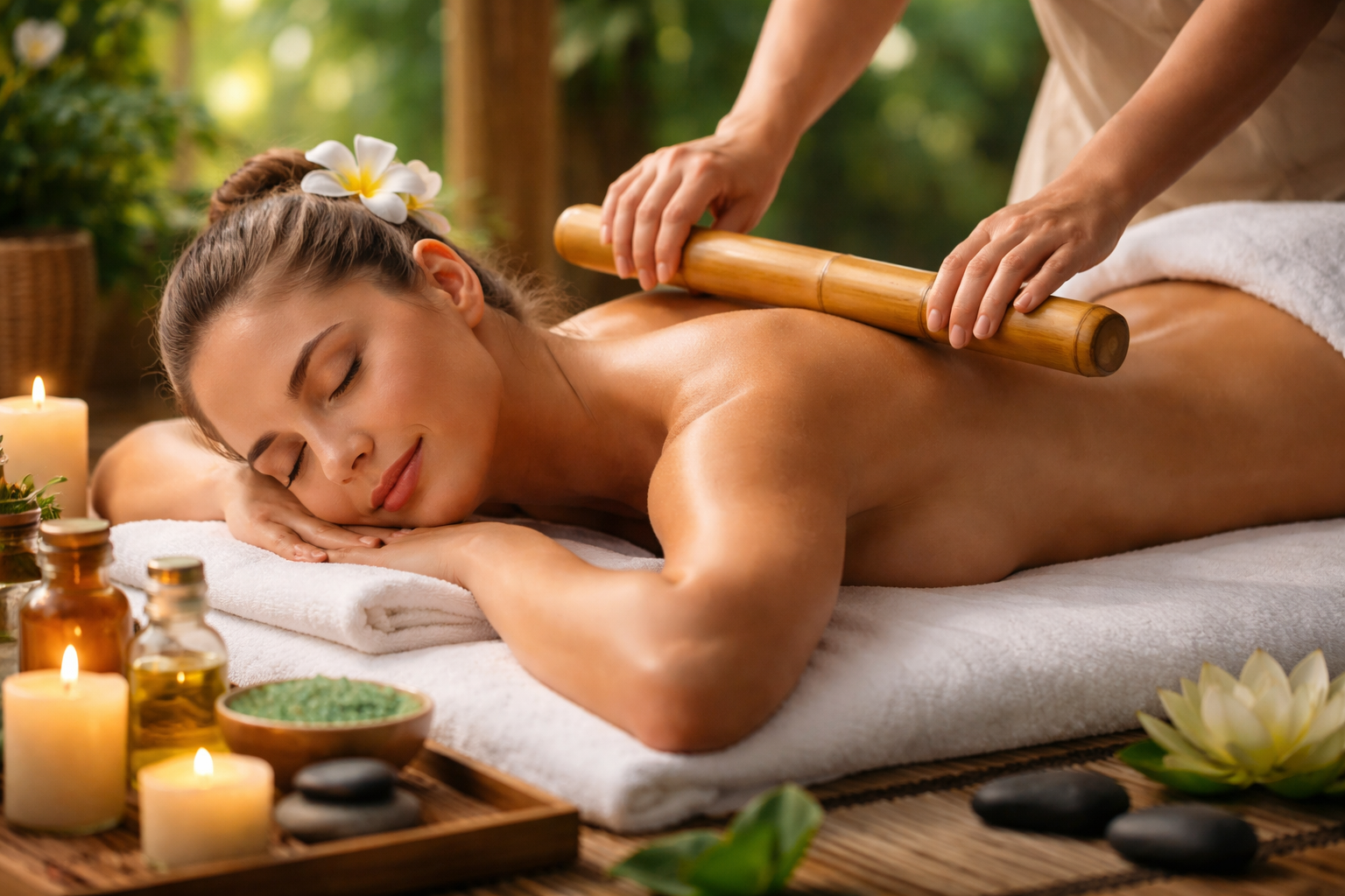 Guide Bamboo Massage, the Best Massage Choice for Muscle Therapy and Energy Recovery