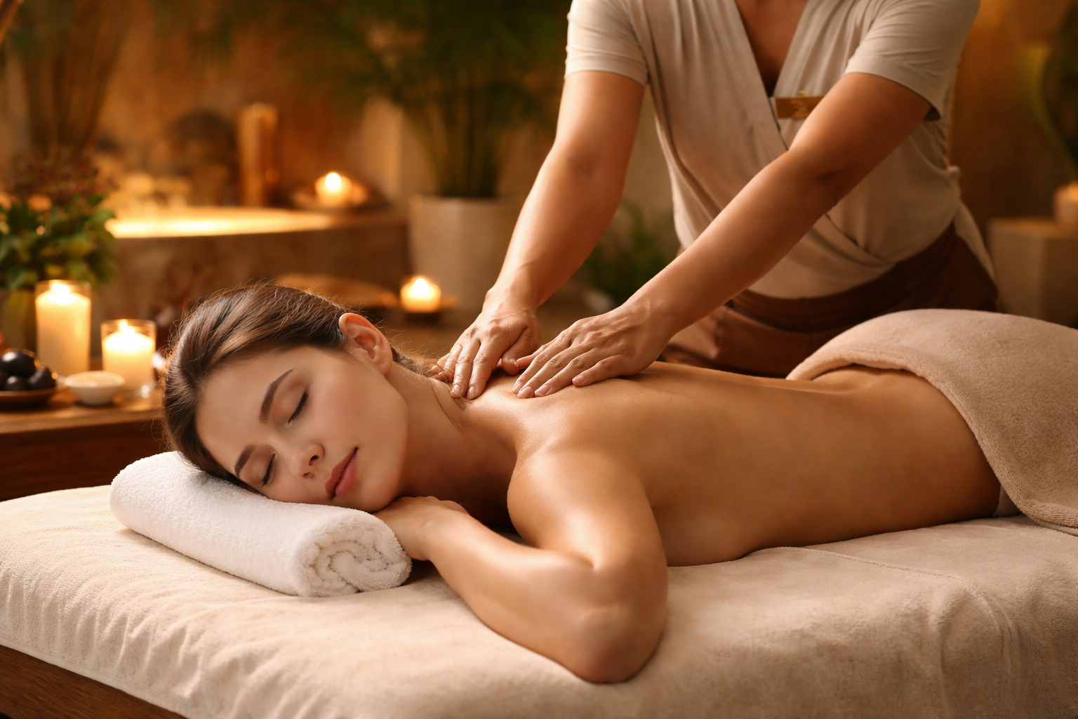 Professional Deep Tissue at a SANJE Wellness for Ultimate Body Relaxation