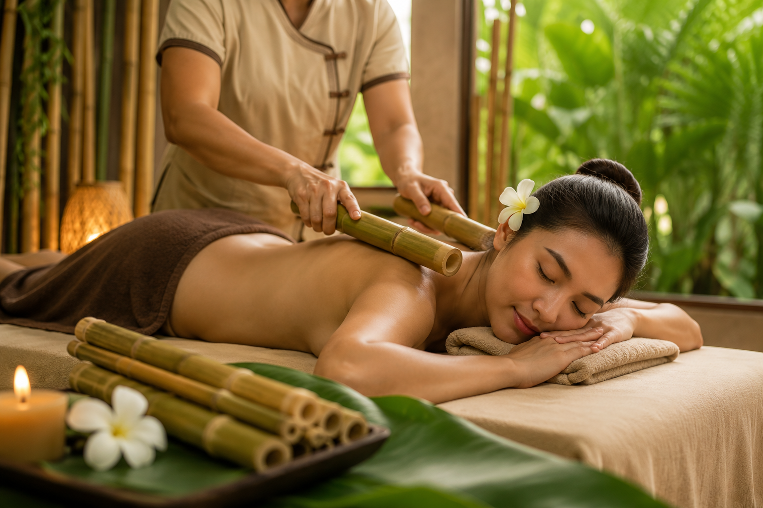 Experience Bamboo Spa Therapy For Deep Relaxation
