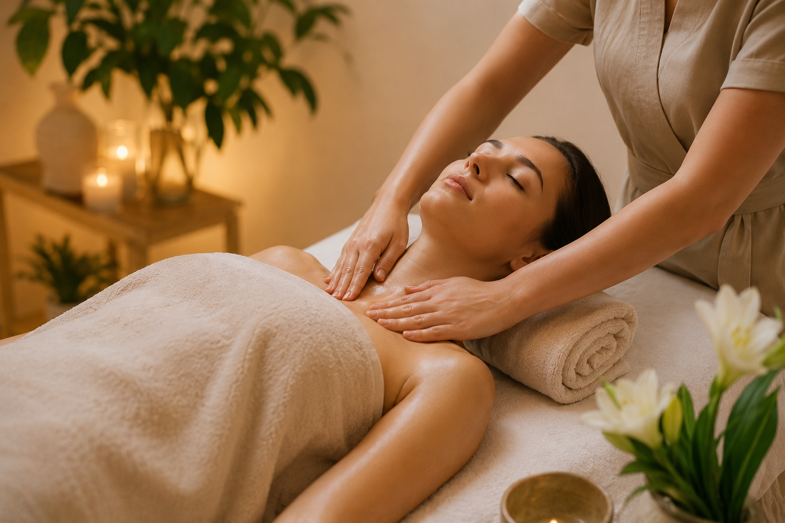 The Comfort of Professional Lymphatic Drainage Massage
