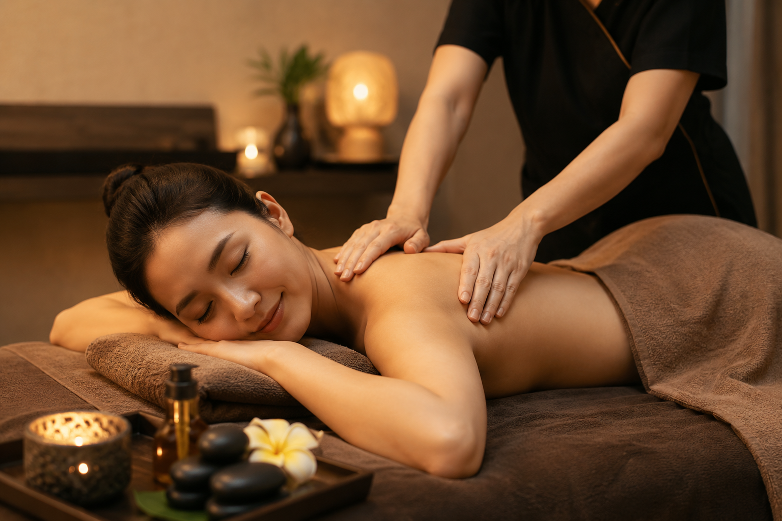 Relaxing Massage for Office Workers with Everyday Muscle Tension