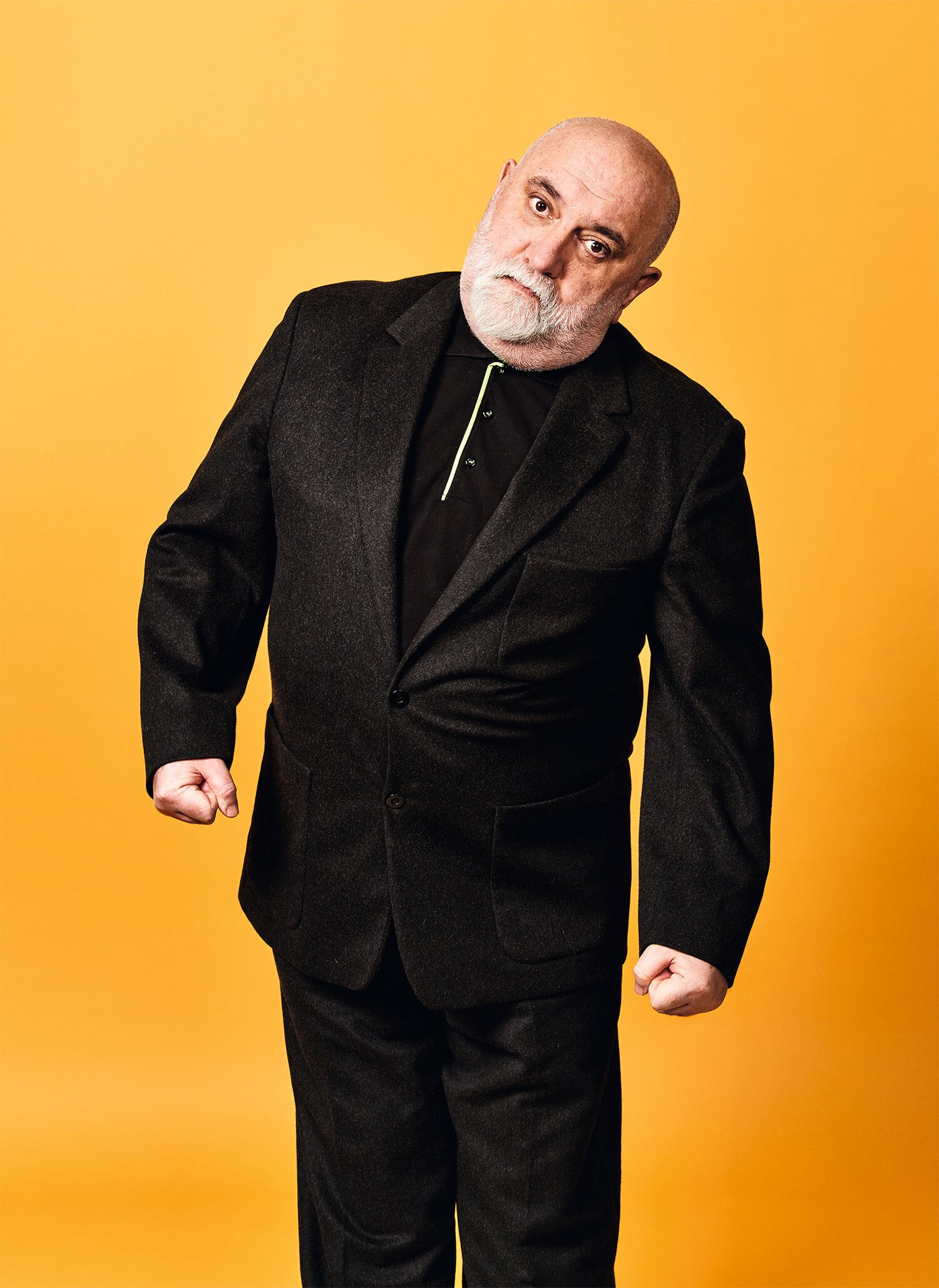 The incredible Alexi Sayle. Art Direction by the supremely talented Sharron Price, and shot by veteran photographer Mark Harrison.