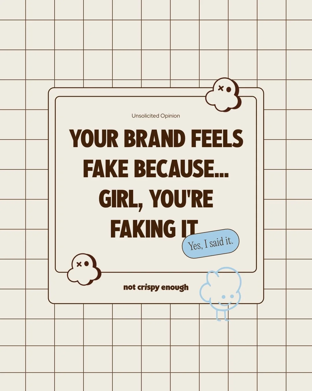 If you&rsquo;re tired of convincing, explaining, pushing, or begging for clients,

it&rsquo;s not your pricing.
It&rsquo;s not your algorithm.
It&rsquo;s not your niche.

Nobody buys from the most perfect brand.
They buy from the most recognizable on