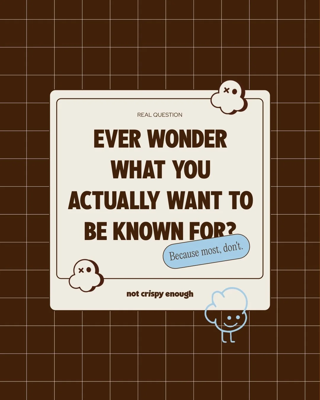 People love building businesses around what they can do but  never truly think about what they want to be known for.

And if you really think about it, make that tiny shift can change everything.

Because when you know what you want to be known for,
