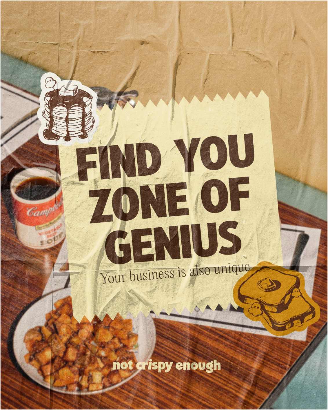 Sign for the freebie Zone of genius map