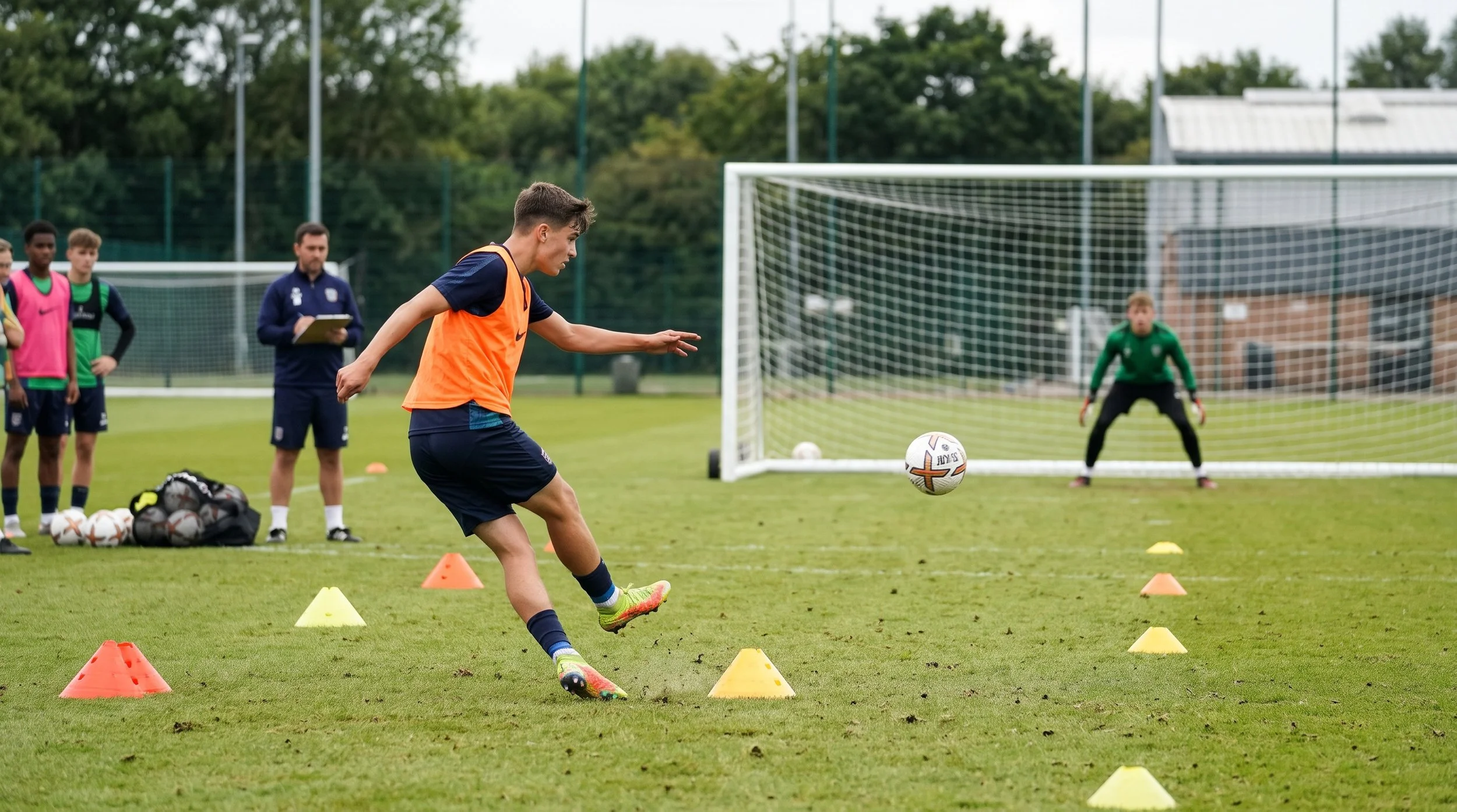 FOOTBALL SHOOTING DRILLS FOR YOUNG PLAYERS: POWER, ACCURACY AND FINISHING