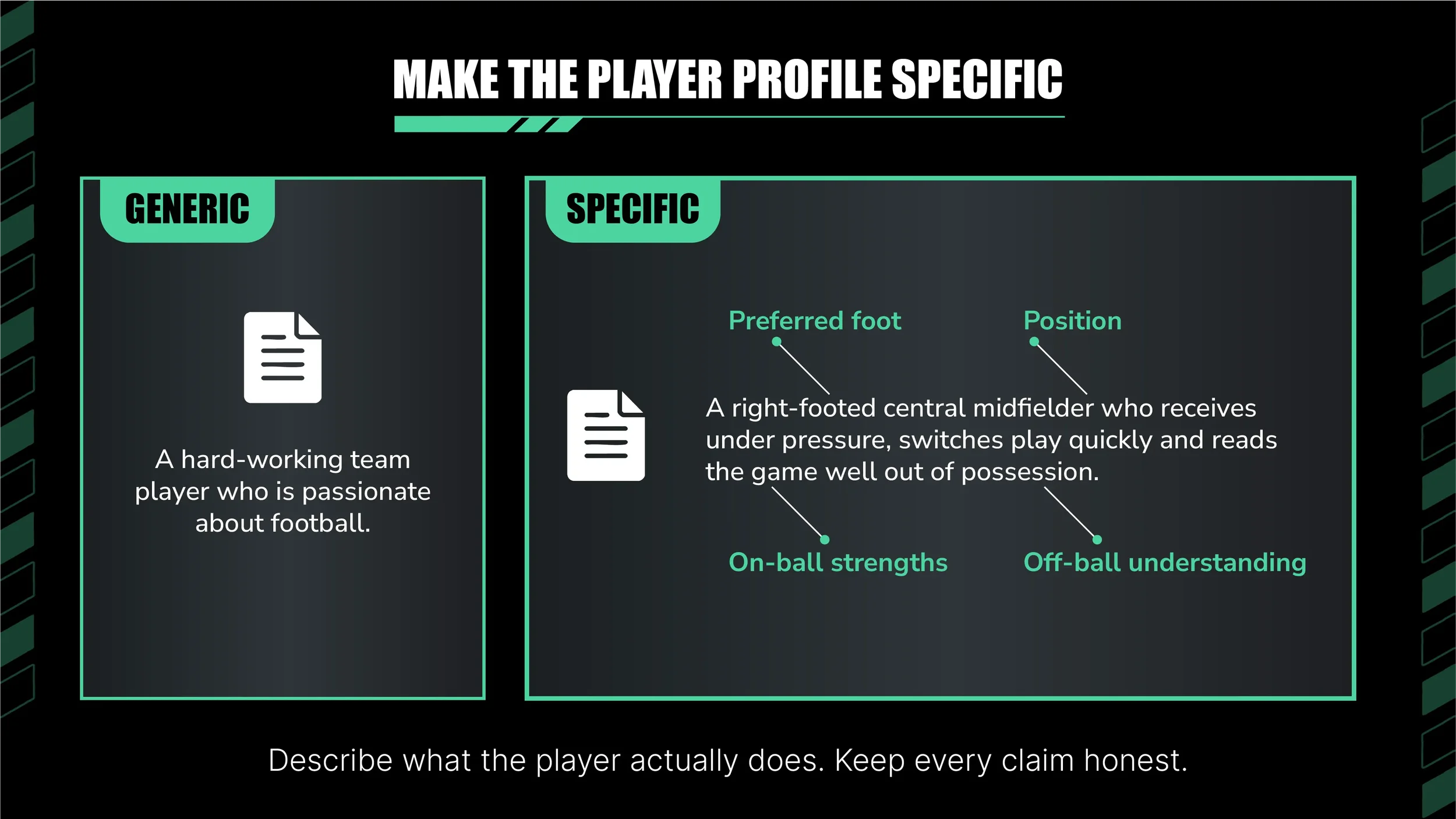 make the player profile specific