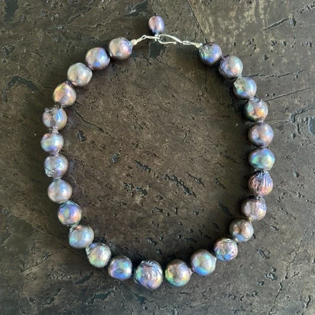 Peacock Baroque Freshwater Pearl Necklace