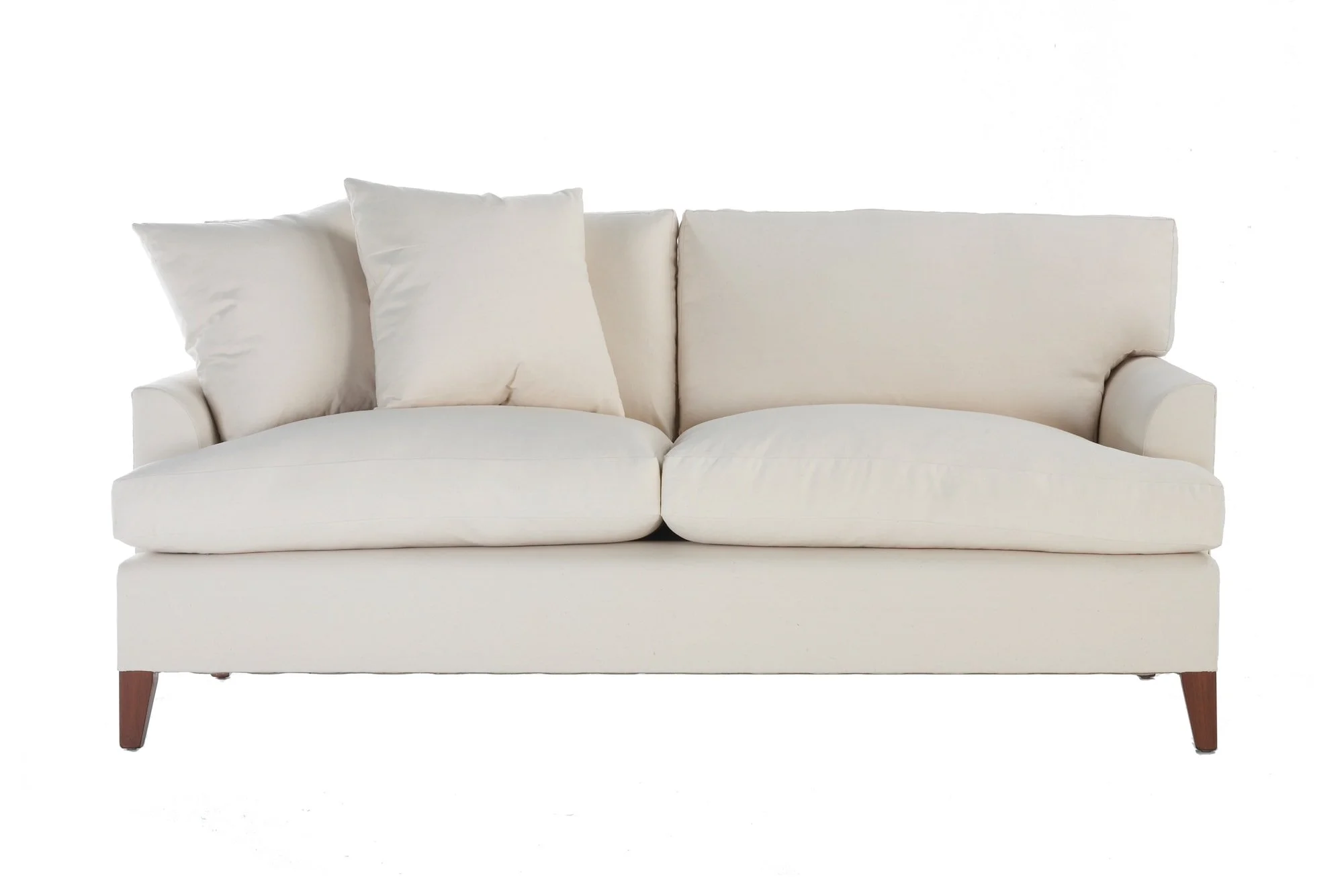 The Savanna sofa in white fabric