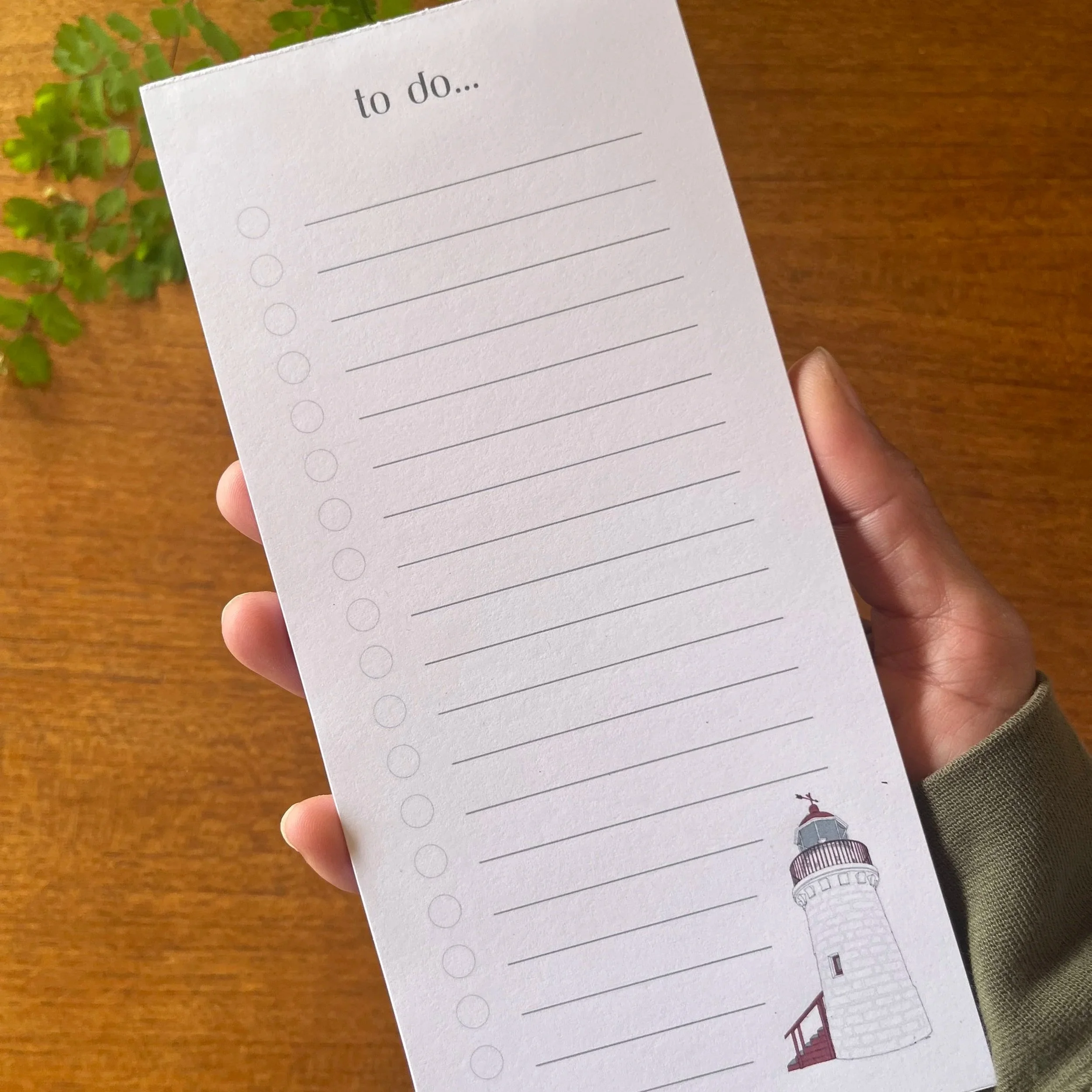Lighthouse Magnetic Shopping List - Printed on Recycled Paper - Free Shipping Australia Wide