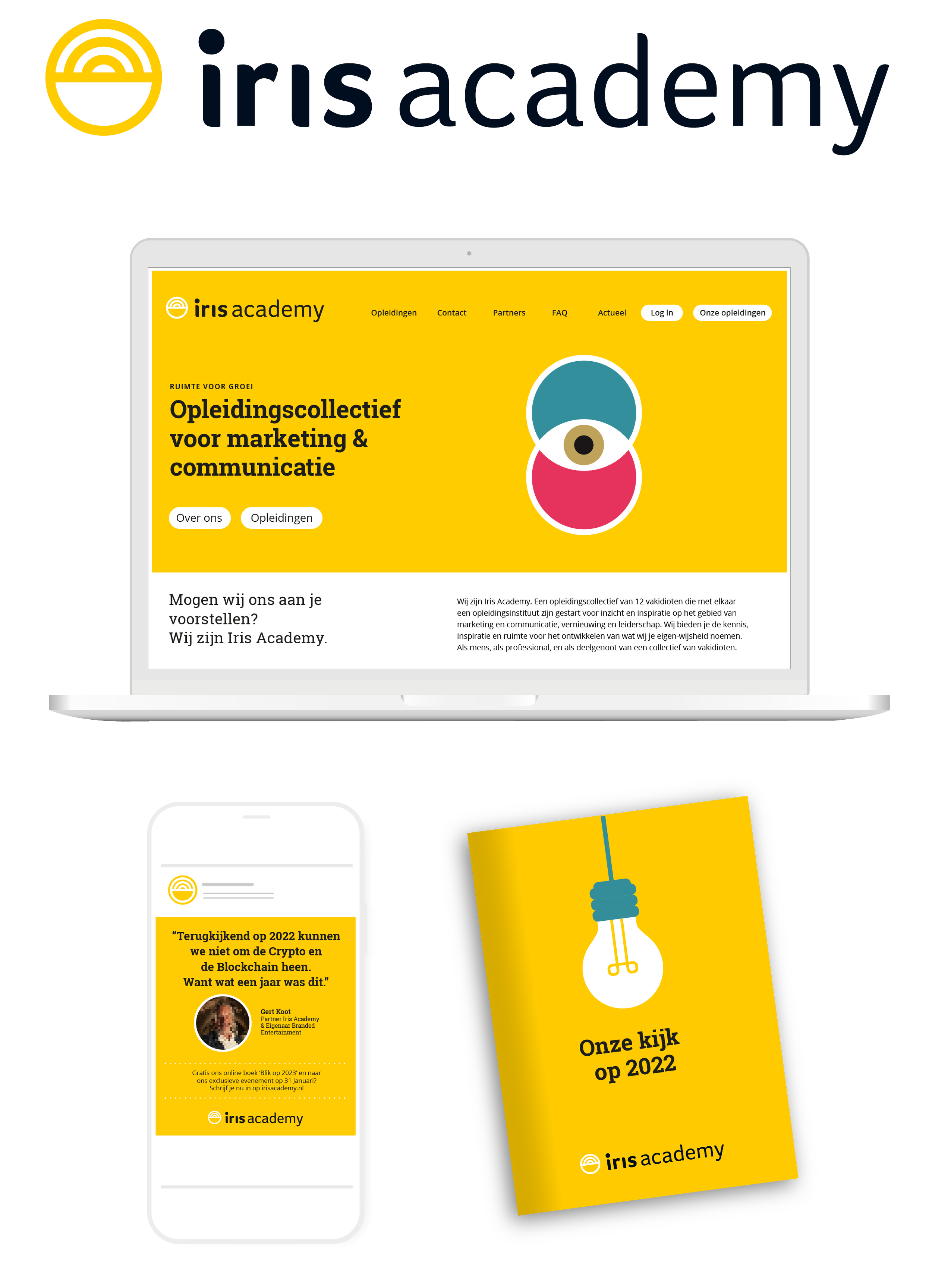 Brand Design Iris Academy