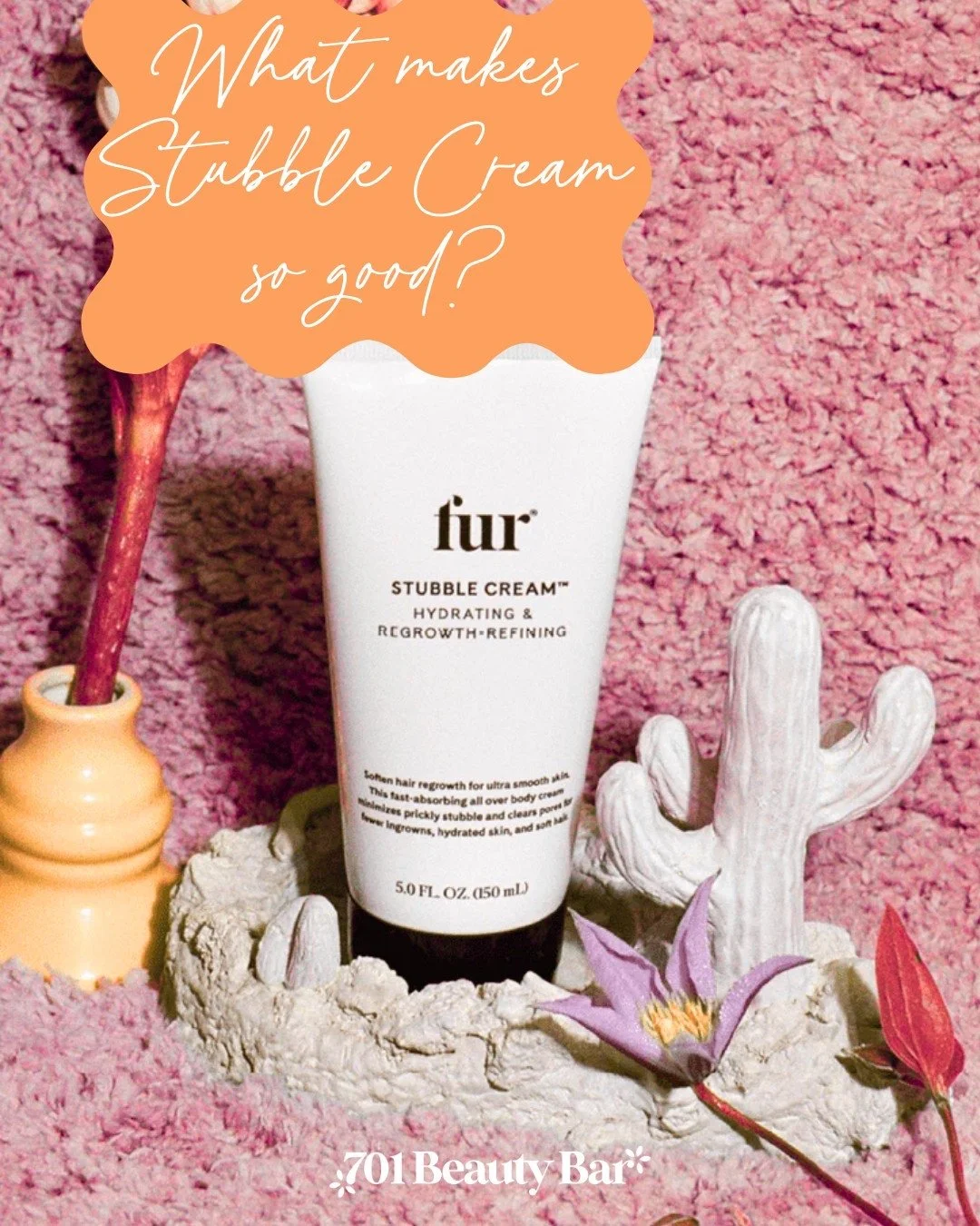 Ever wonder why everyone raves about Fur&rsquo;s Stubble Cream? 👀

It&rsquo;s not just a lotion &mdash; it&rsquo;s a powerhouse blend of natural ingredients designed to keep your skin smooth, hydrated, and irritation-free between waxes 💕

🌿 Tapioc