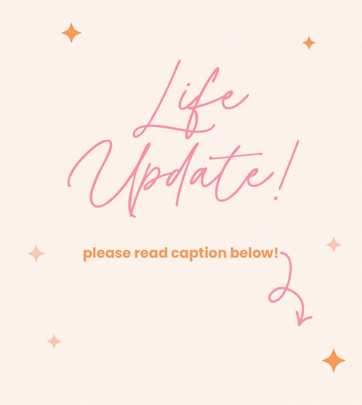 Life update 🩷🧡

I wanted to give everyone an update on what&rsquo;s been going on behind the scenes lately! As some of you know, I was recently diagnosed with a SUPER rare congenital heart condition. Right now, it&rsquo;s looking like I will possib