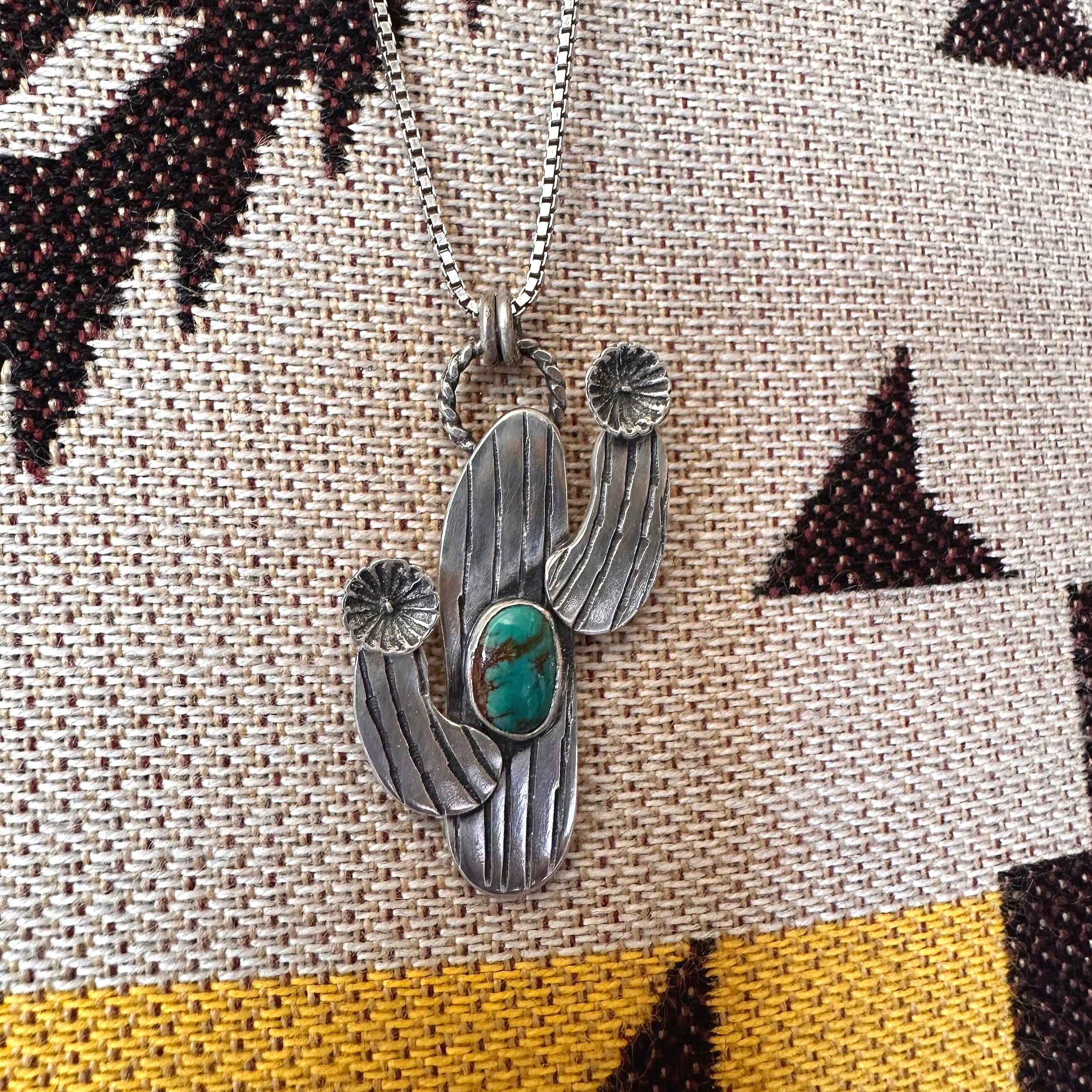 Saguaro Cactus Necklace