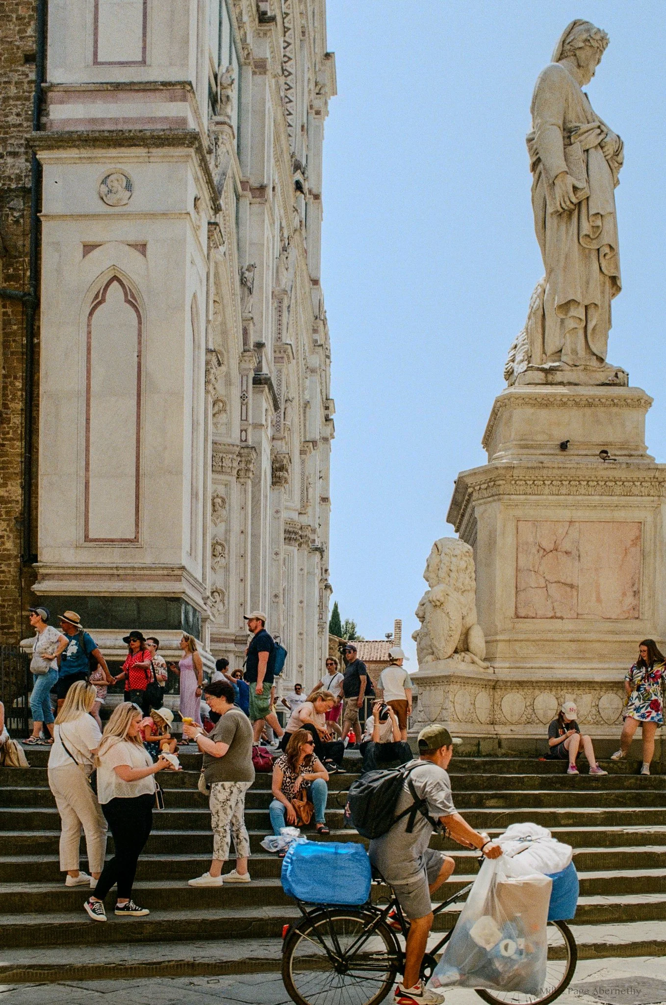And speaking of gelato...
I'm not pictured per se, but the best gelato for me in Florence is La Gelatiera. Hands down, it is one of the best gelato I've ever had. Just a little unassuming shop front and it was never very busy the several times I visi
