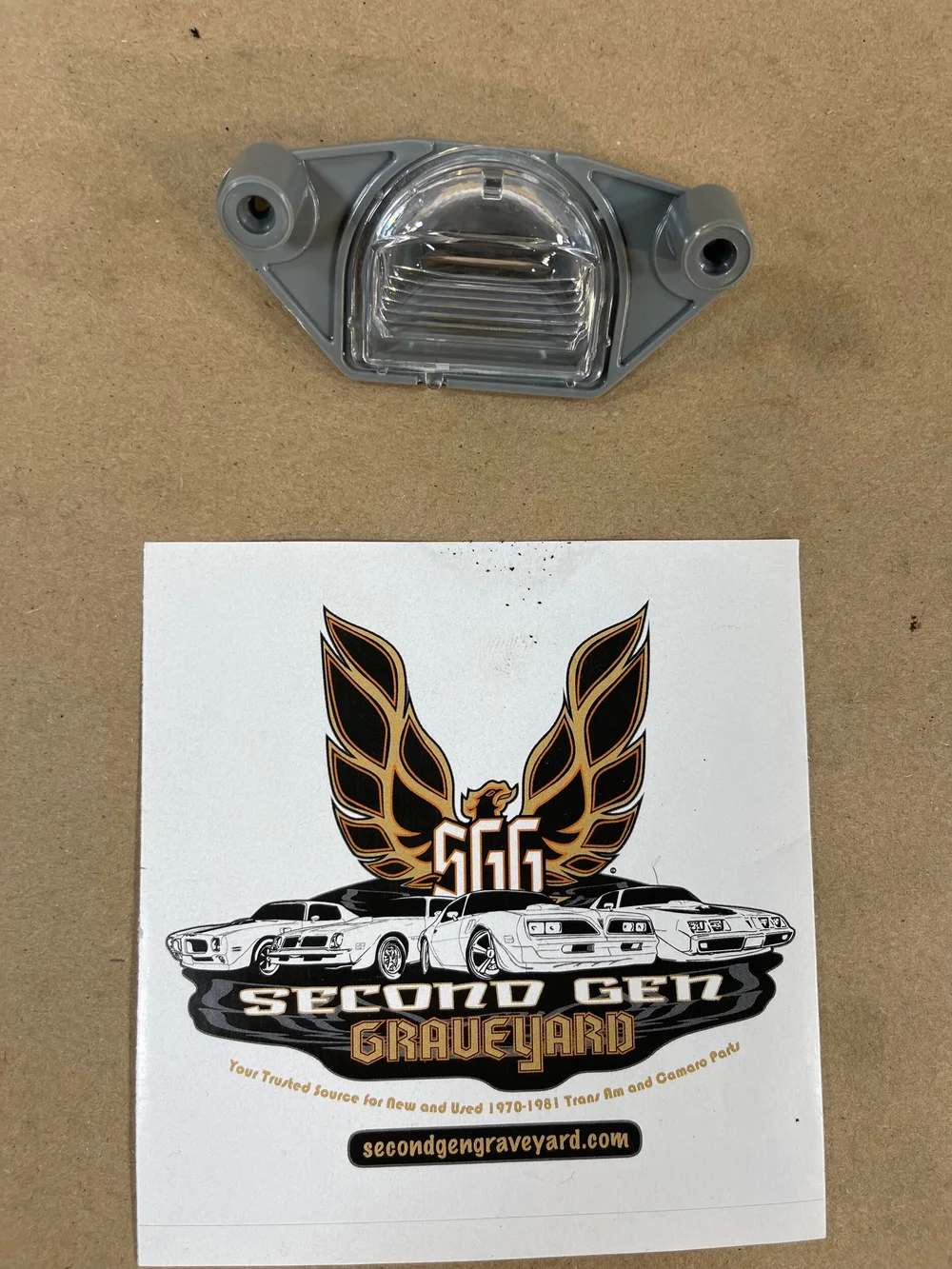 License plate light 1979-1981 — Second Gen Graveyard