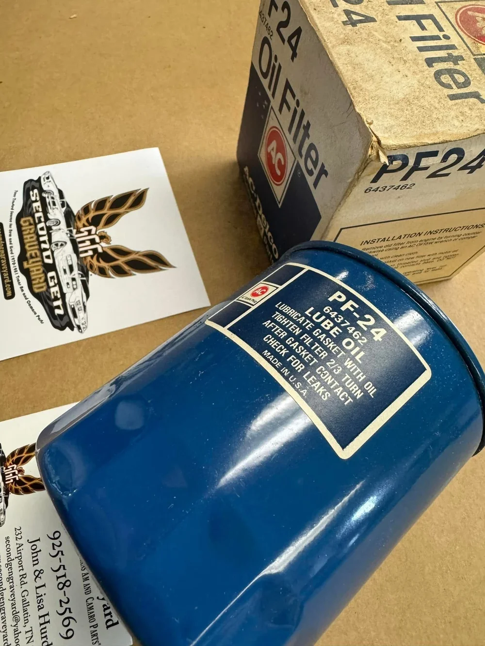 NOS PF24 oil filter 6437462 — Second Gen Graveyard