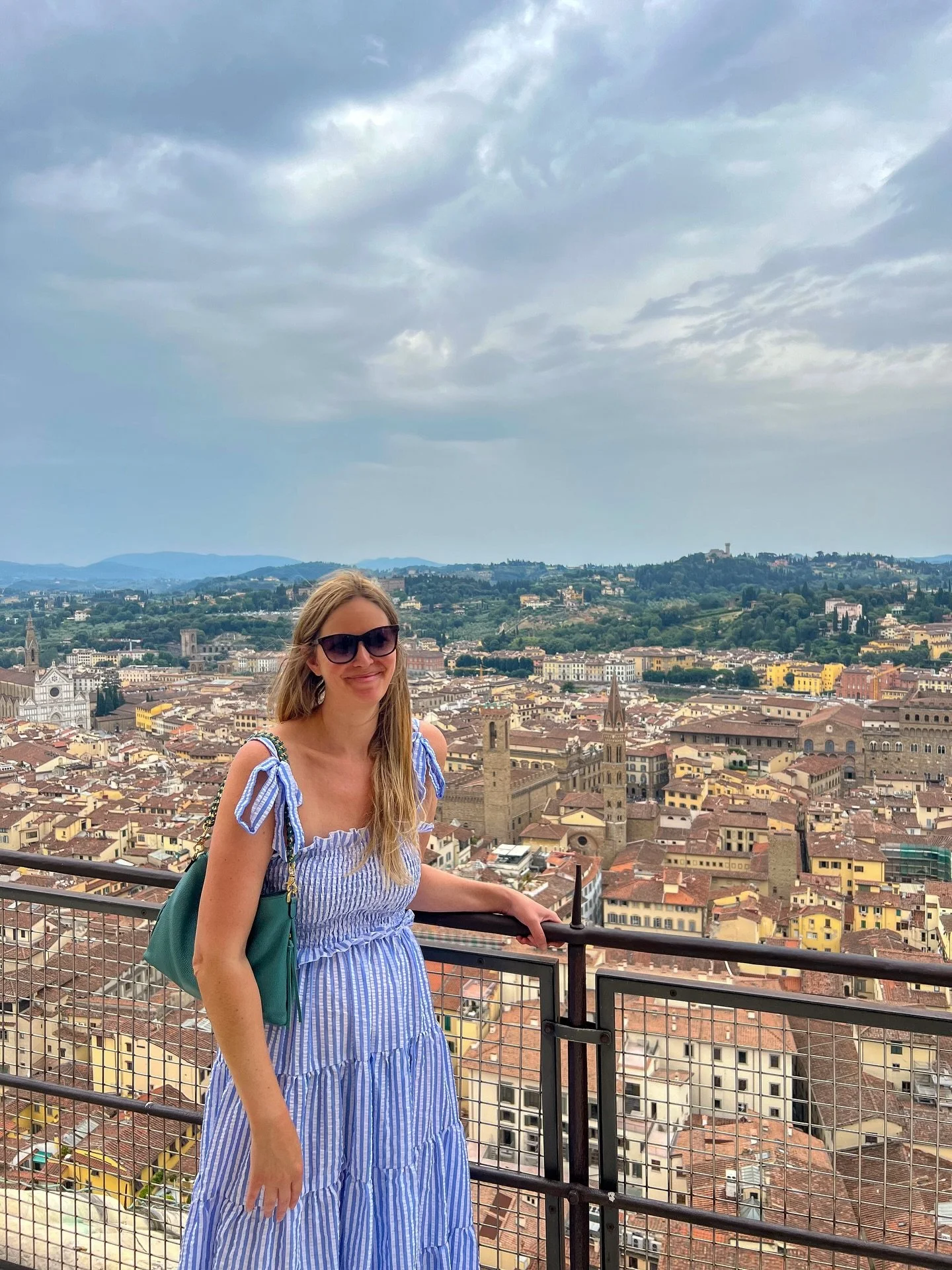 10 days in Florence taught me what slow travel actually means.

Piazza Michelangelo, The Arno, Ponte Vecchio, Santa Croce &amp; The Duomo. How lucky am I that these iconic views became my office backdrop, my afternoon escape &amp; my evening serenity