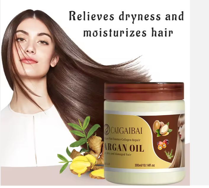 Masque capillaire à l’huile d’argan et gingembre –  500 ml