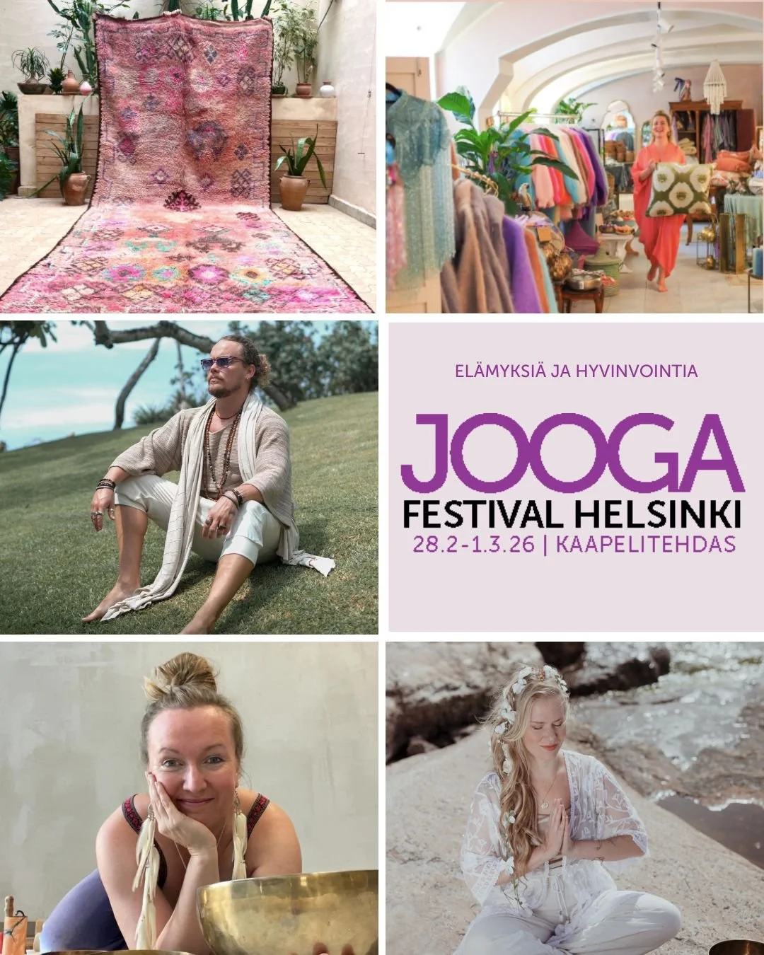 🤗 Joogafestival Lounge &ndash; market-alueen uusi syd&auml;n ja kohtaamispaikka 🤗

T&auml;n&auml; vuonna market-alueelle syntyy aivan uusi kohtaamispaikka: Joogafestival Lounge 💜
Market-alueen lounge on paikka, jossa voit istahtaa alas, heng&auml;