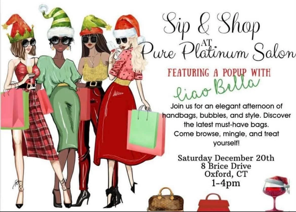 Reminder this Saturday join us for our Sip &amp; Shop event, perfect way to get all those last minute gifts 🎁