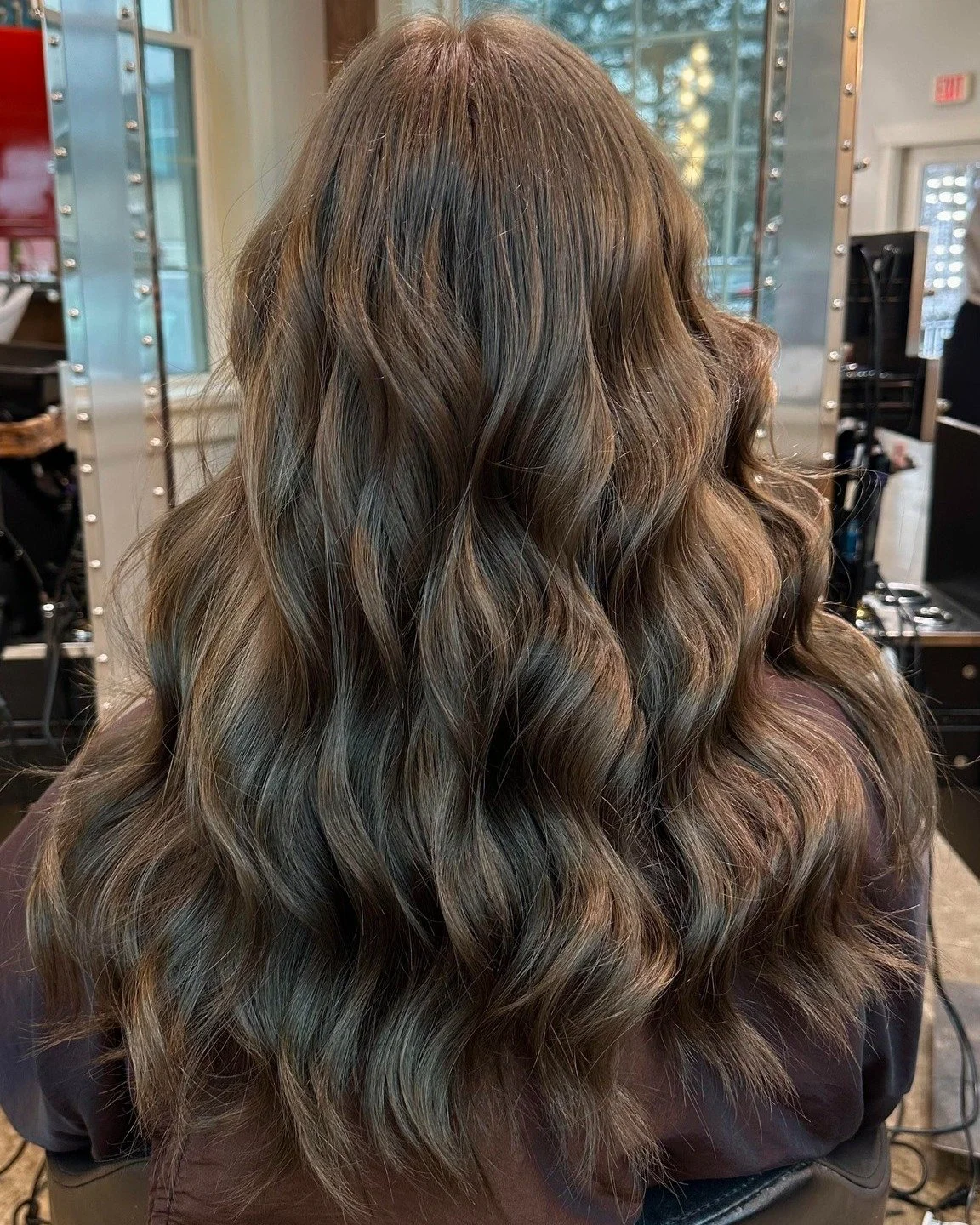 Going from blonde to brunette is always fun! This color was done by our junior stylist, Evey! 

Book an appointment with us, text or call (203) 463-4388 🥰