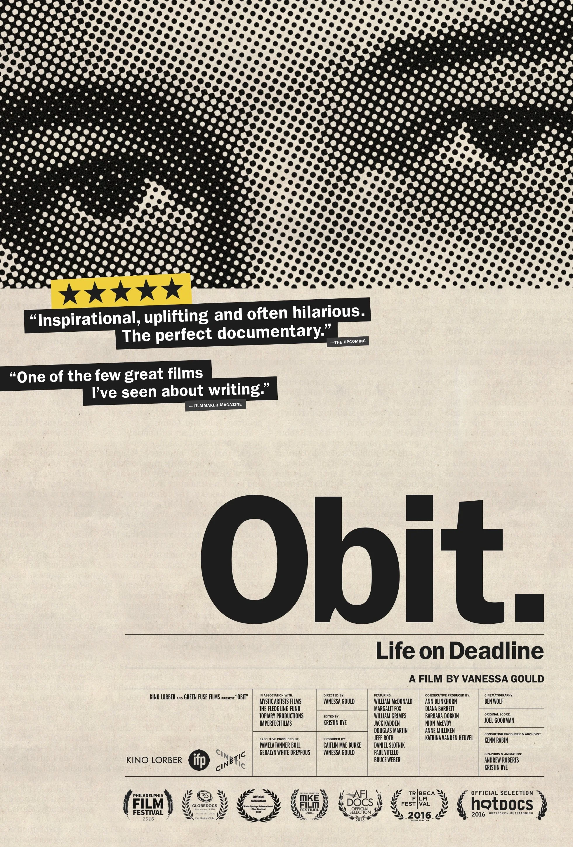 Poster of Obit. Life on Deadline