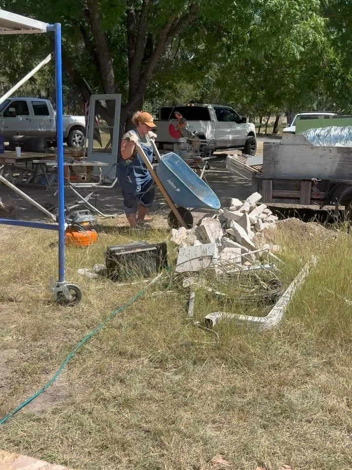 Our team coming together on HWY 39 for Rebuild Kerrville! 

We&rsquo;ve got a beautiful new staircase and windows at the Trolinger&rsquo;s home and new windows and walls going up at our 2nd Rebuild Kerrville project 👏 

We are so grateful we get to 