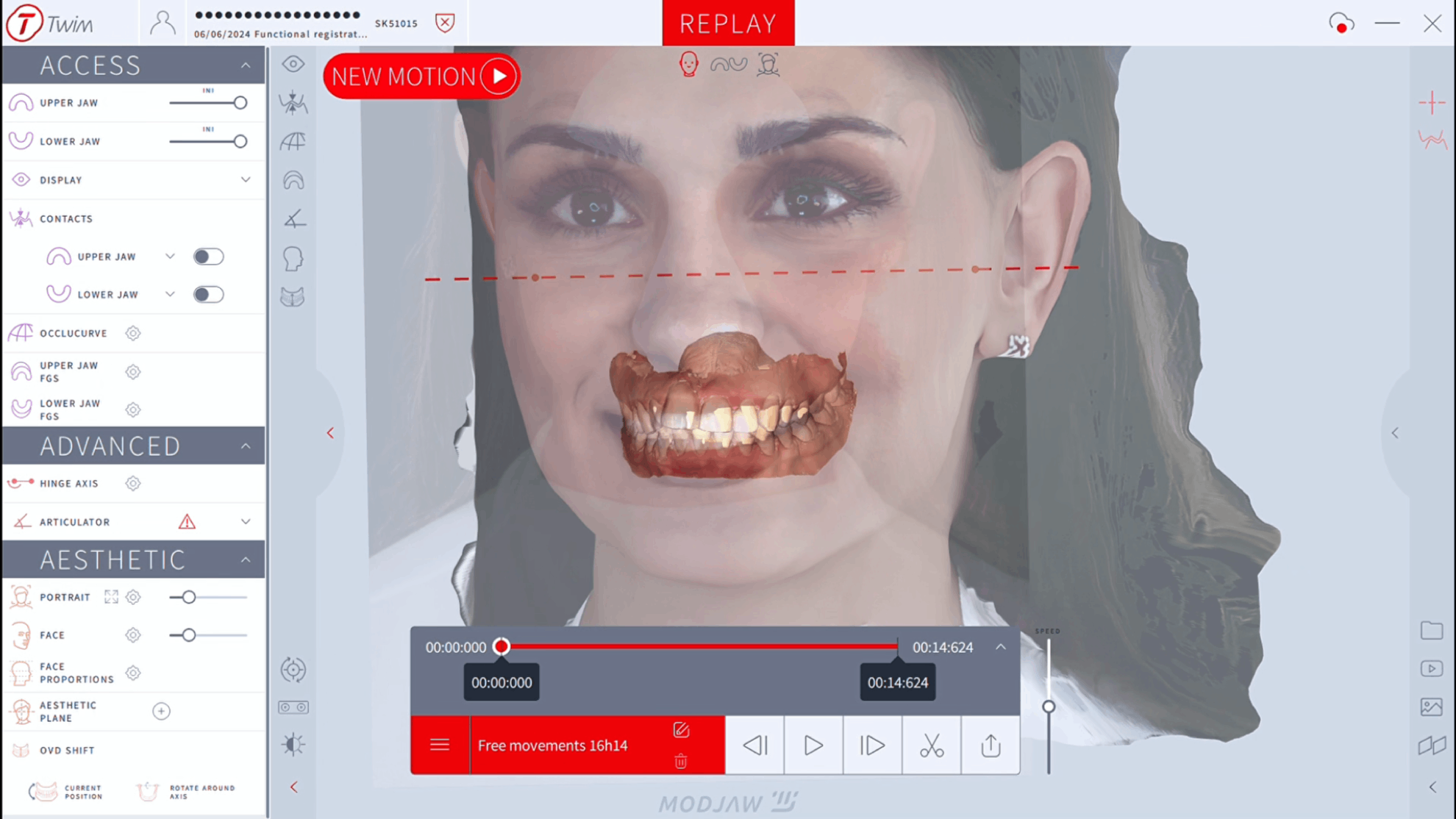 Modjaw Jaw Motion Tracking Course Content